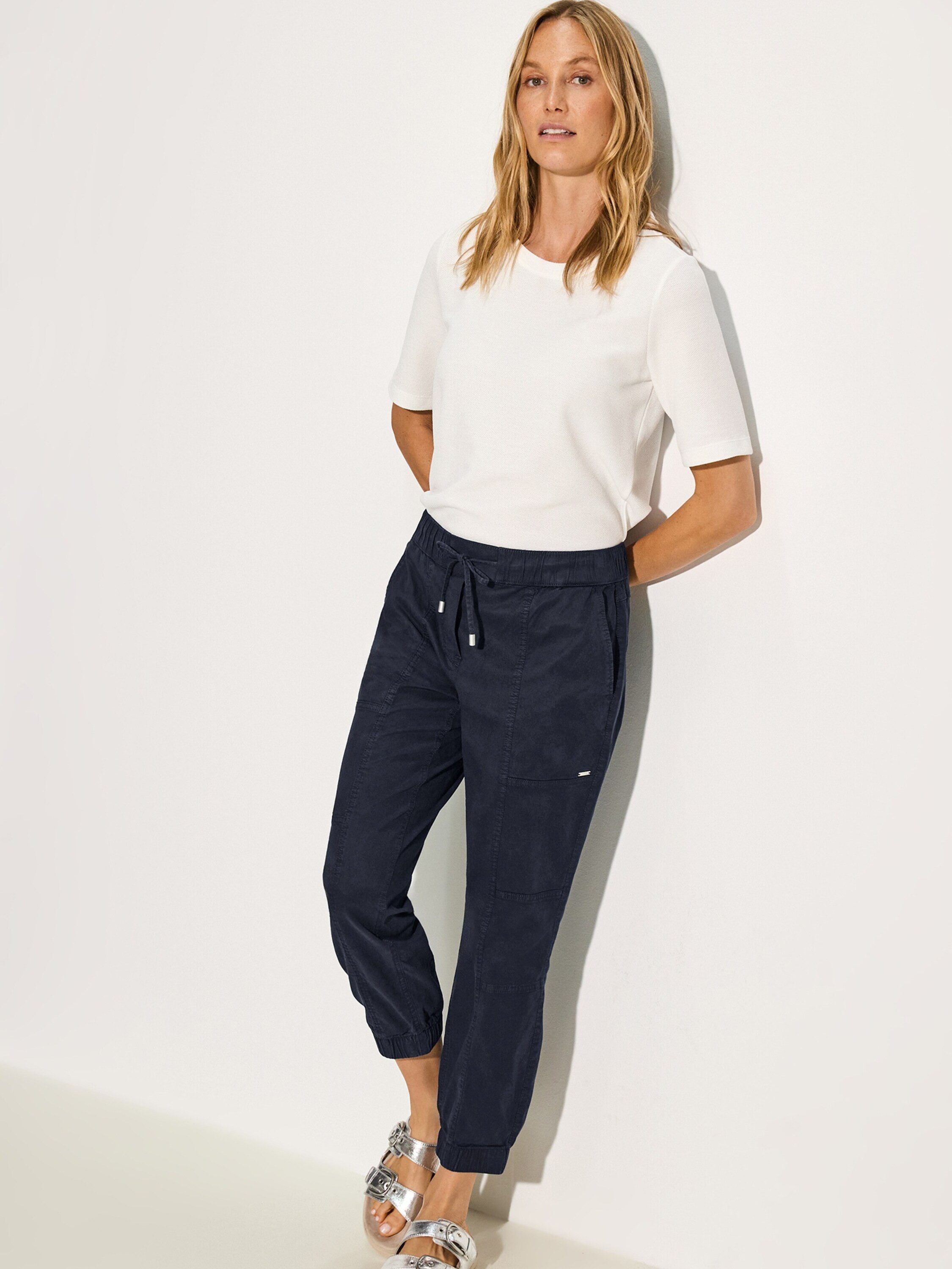 CECIL 7/8-Hose Tracey (1-tlg) Drapiert/gerafft