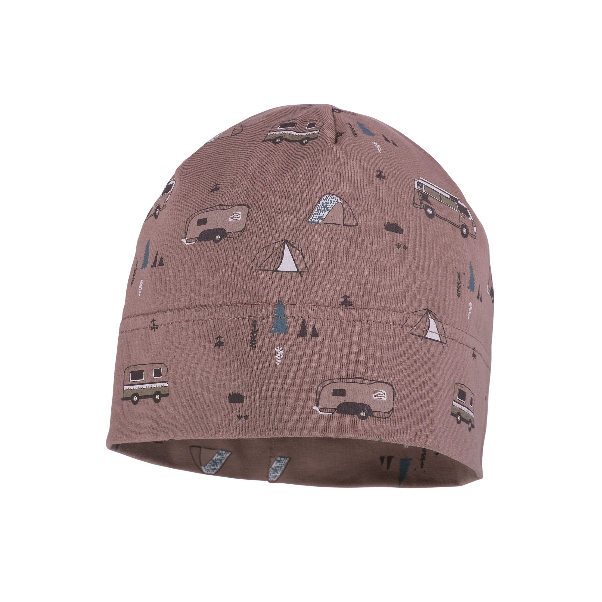 MAXIMO Jerseymütze KIDS BOY-Beanie Camping Auto (1-St) Baumwolljersey