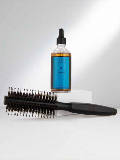 Björn Donner Haarpflege-Set "Round Brush Medium + Volume Serum", 100ml, 2-tlg., für gepflegtes und voluminöses Haar ohne zu beschweren