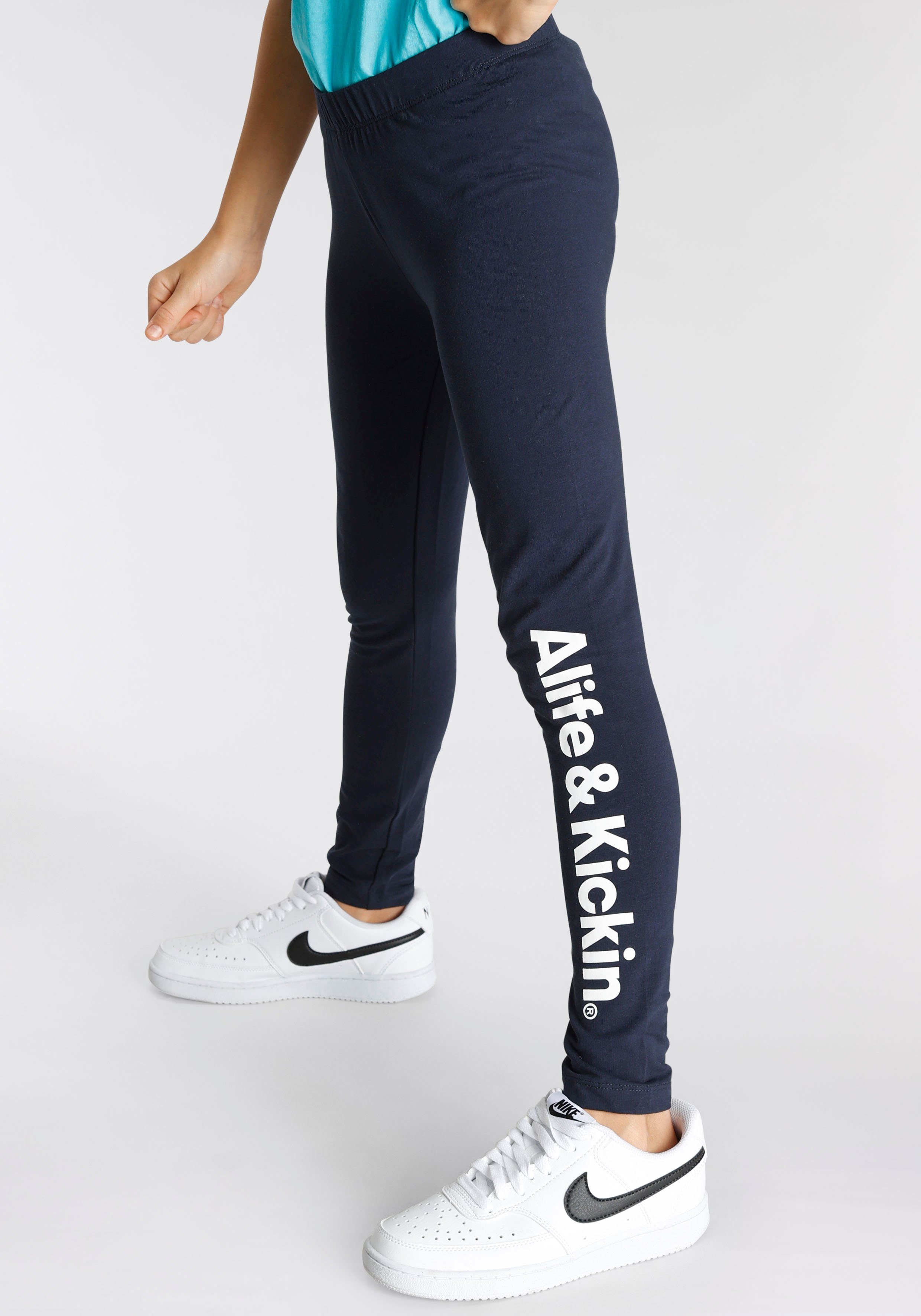 Alife & Kids. Alife mit Kickin & Kickin für Druck MARKE! Logo Leggings NEUE