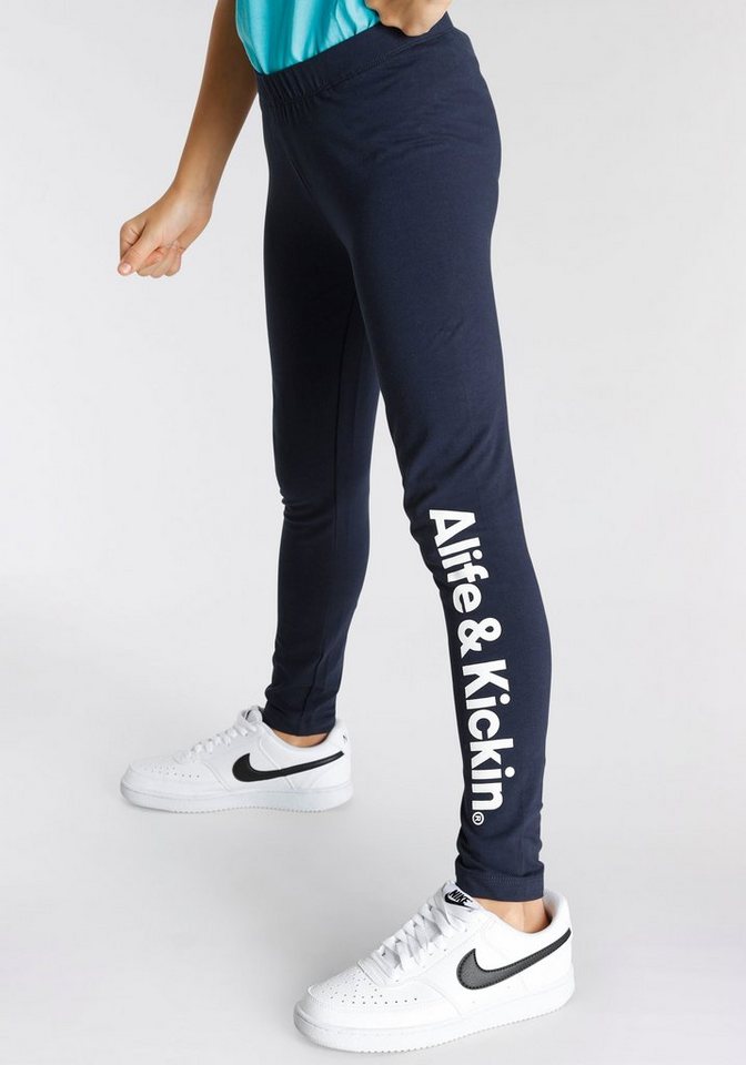 Alife & Kickin Leggings mit Logo Druck NEUE MARKE! Alife & Kickin für  Kids., Ideal für Schule, Sport und Freizeit