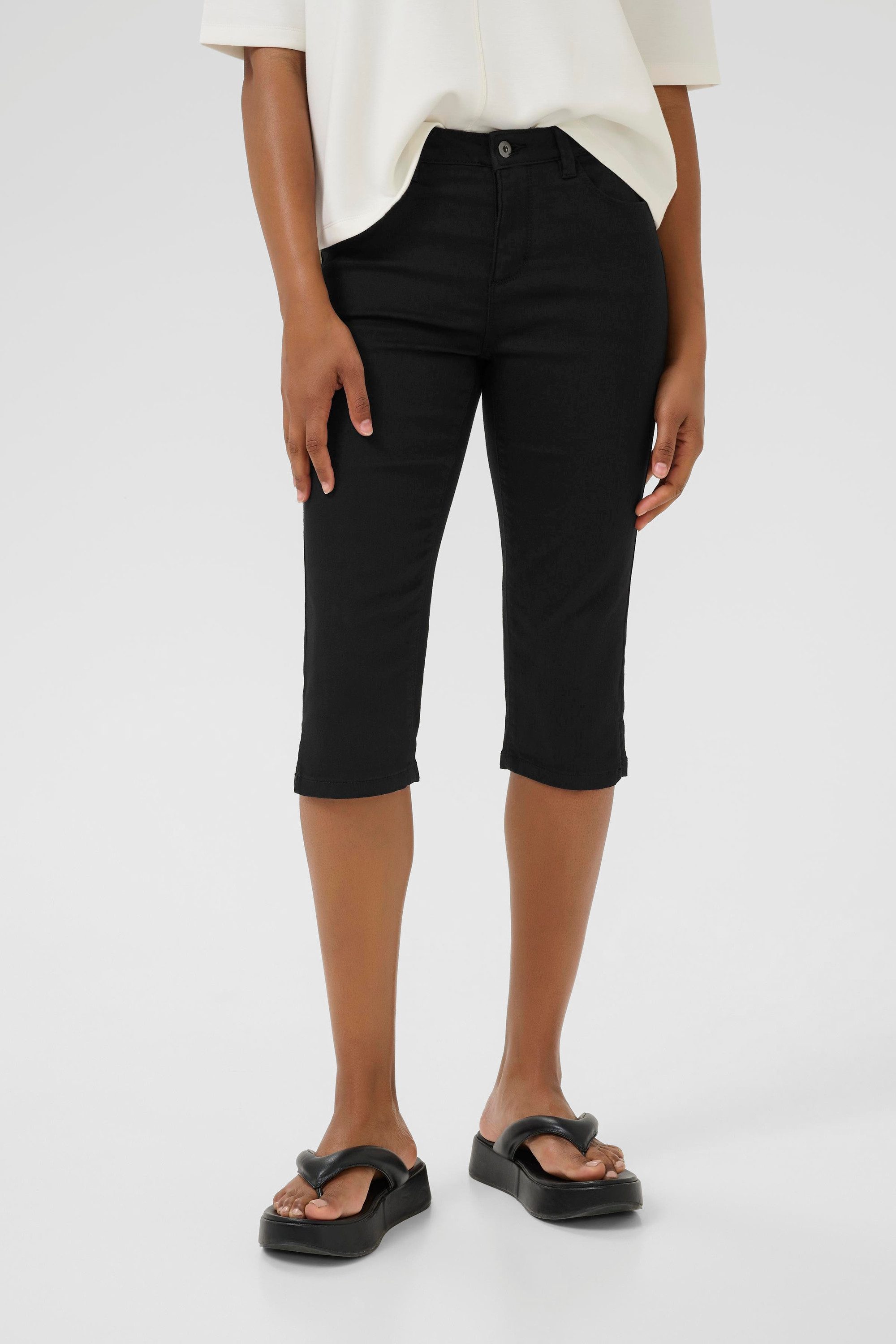 KAFFE Regular-fit-Jeans Denim Caprihose KAzelina
