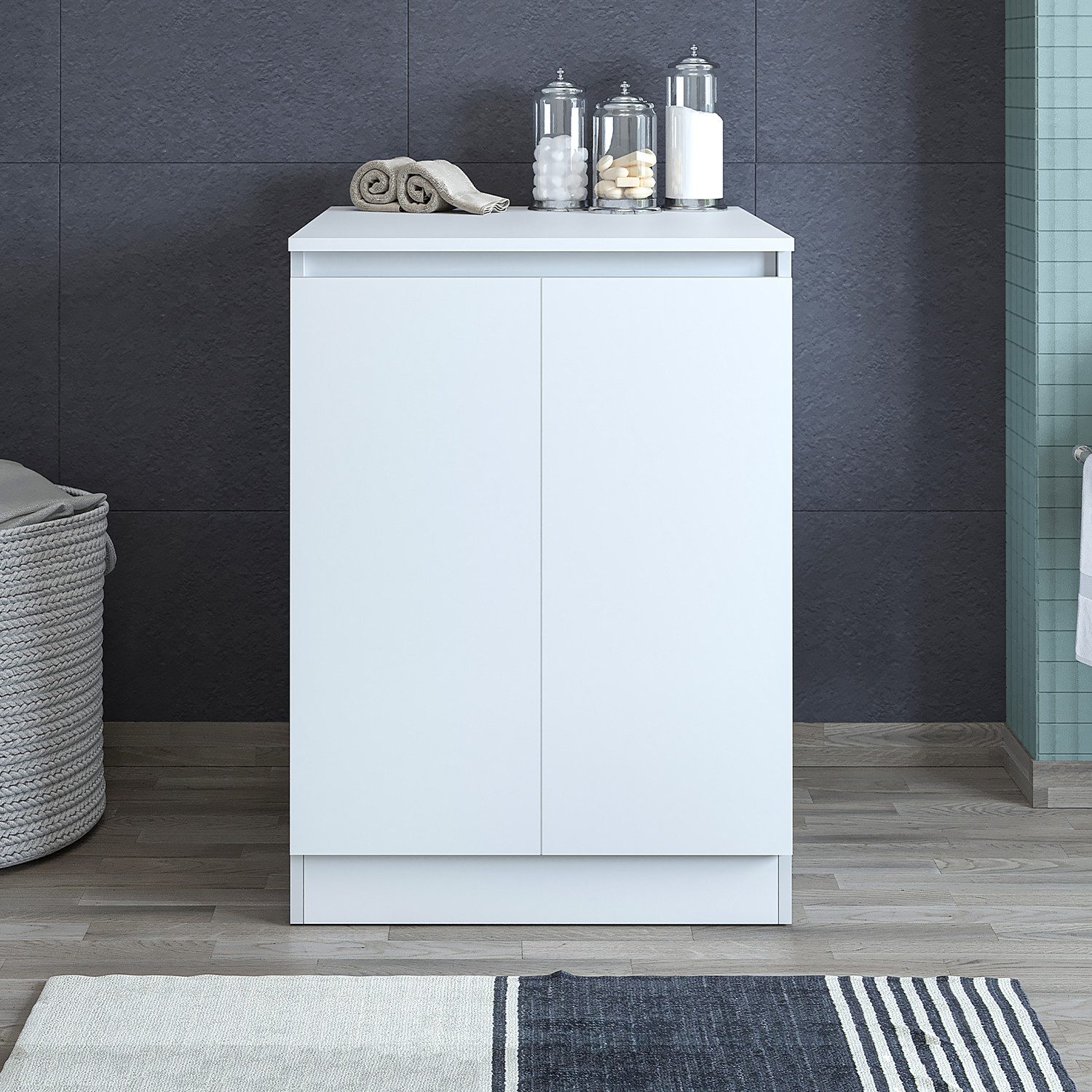 Roomart Waschmaschinenumbauschrank MK3-UM2-UM01 (Waschmaschinenschrank Badr günstig online kaufen