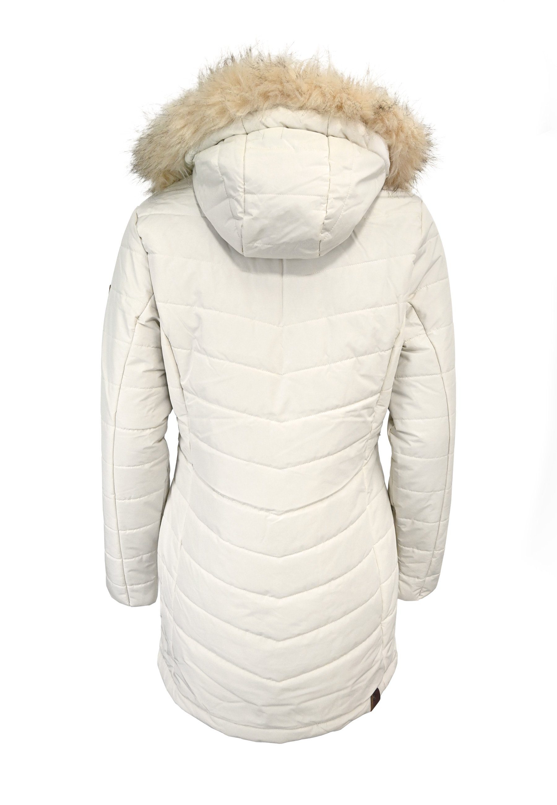 MADSea Winterjacke Steppmantel warm gefüttert mit Kapuze günstig online kaufen