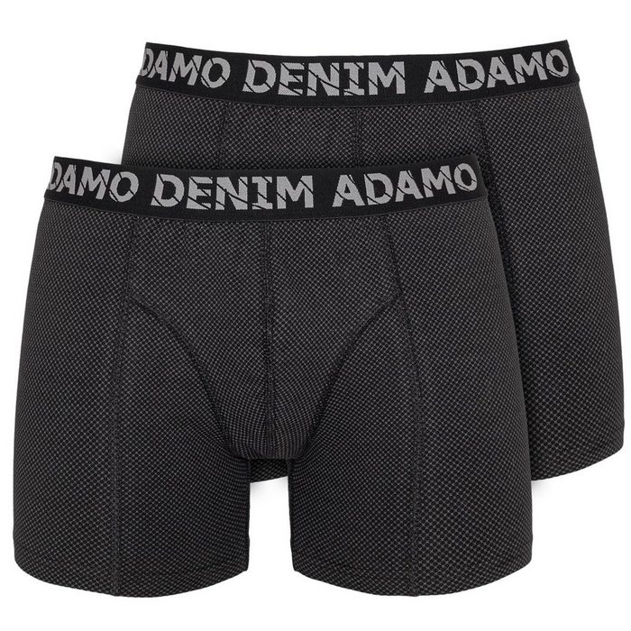 ADAMO Retro Pants Große Größen Maxipants 2er-Pack schwarz gemustert Adamo (Packung 2-St. 2er-Pack)