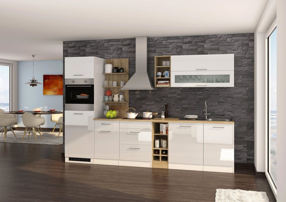 HELD MÖBEL KomplettSet Küchenzeile »Mailand 310 cm«, mit EGeräten, Breite 310 cm online HELD MÖBEL KomplettSet Küchenzeile »Mailand 310 cm«, mit EGeräten, Breite 310 cm online