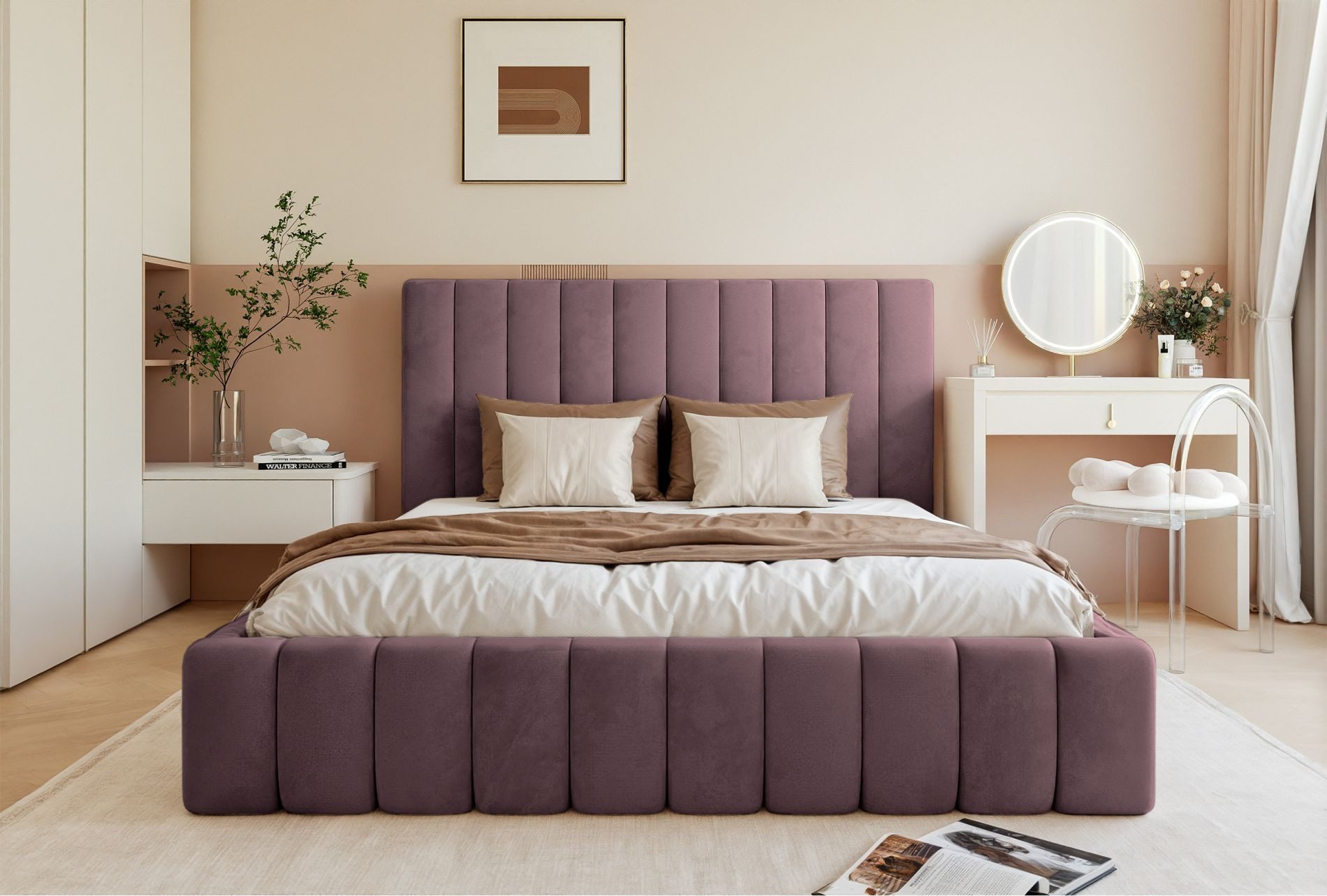 Selsey Polsterbett FIARRO, Bett mit Polsterrahmen, günstig online kaufen