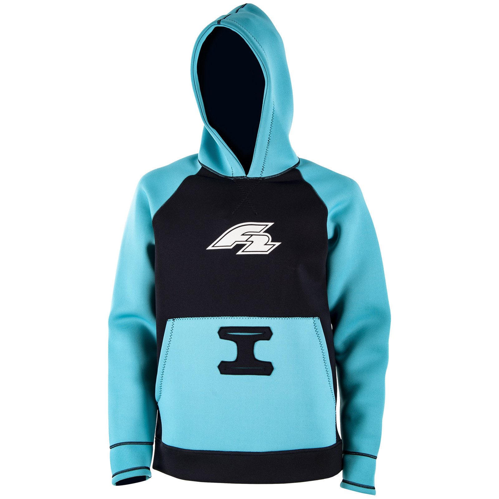 Neoprenanzug F2 Neopren Oberteil Kite Hoodie 4/3mm XXL Türkis 2024/25