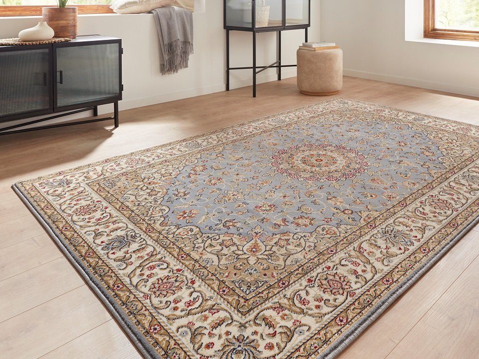 Peyer Syntex Teppich Teppich classic Design, blau, Rechteckig, Höhe: 10 mm, günstig online kaufen