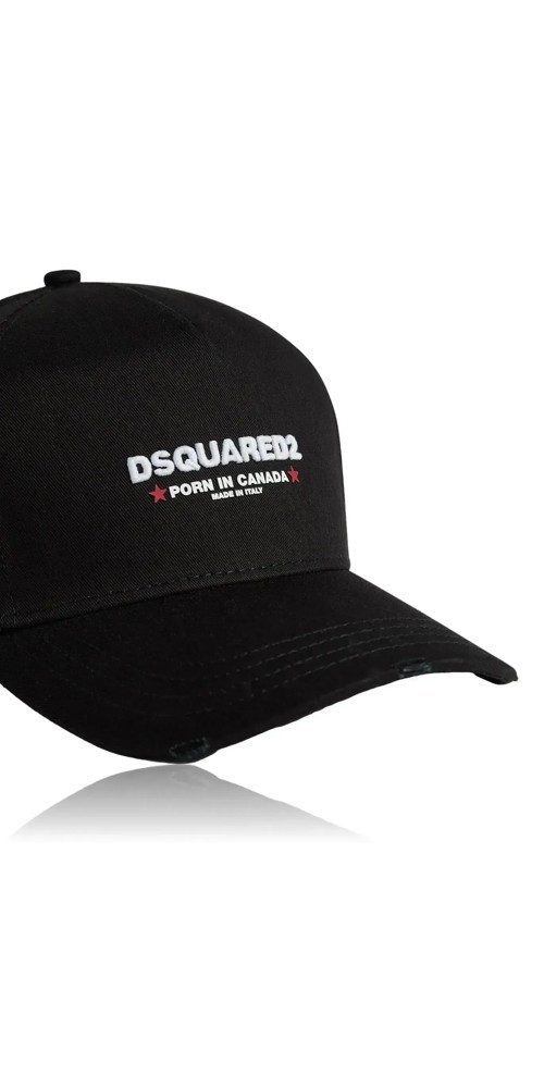 Baseball Cap Dsquared2 Rocco Baseball Cap Schwarz Unisex