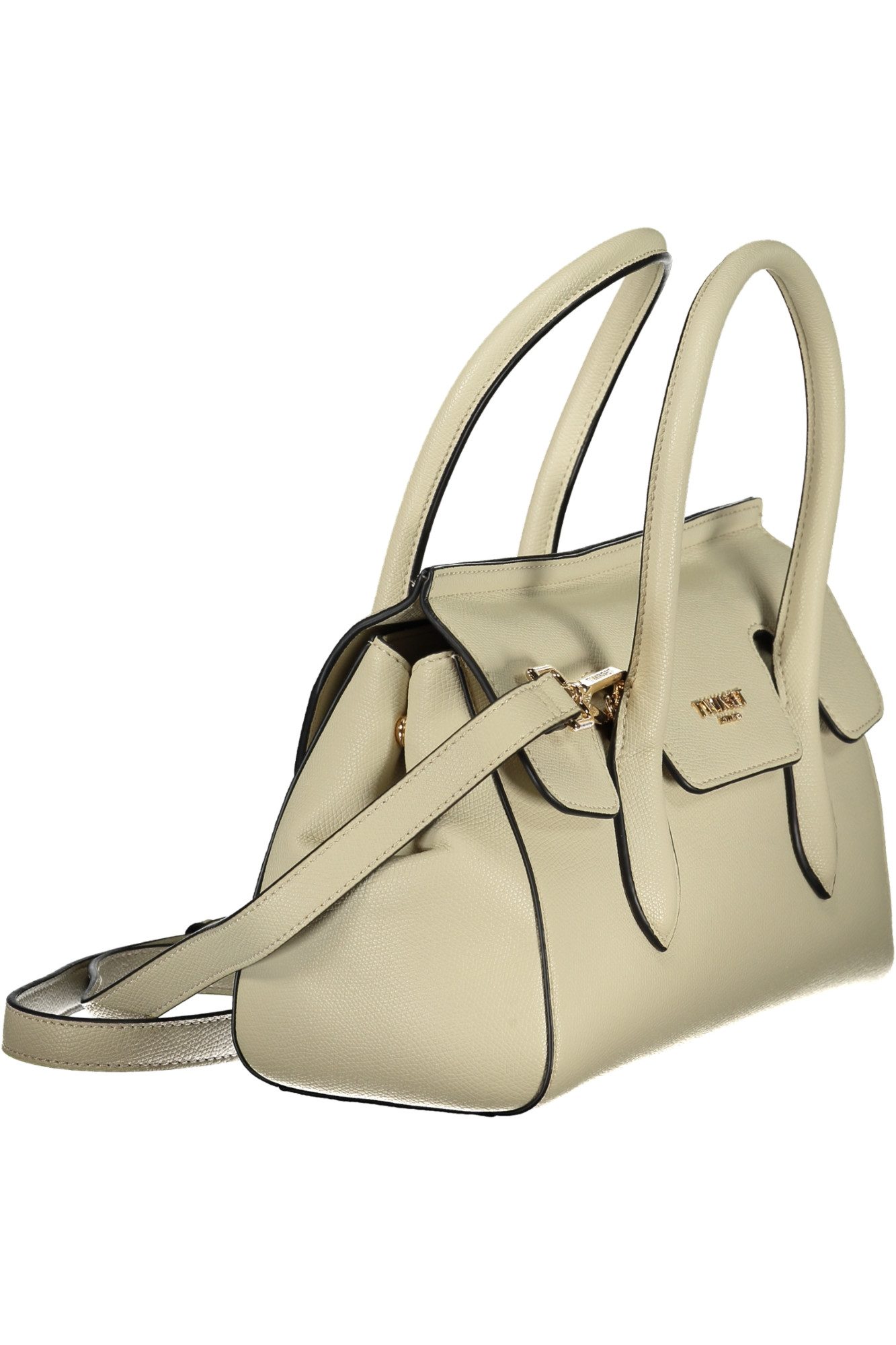 TWINSET Umhängetasche, Beige Tote-Bag mit Kontrastdetails – Vielseitige Eleganz für Damen