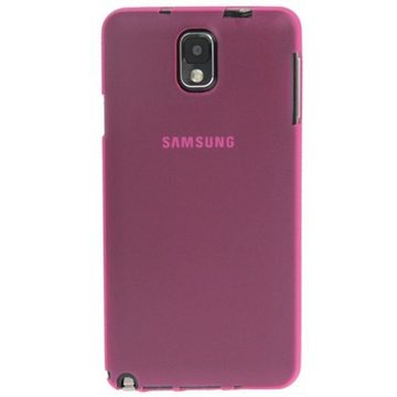 König Design Handyhülle Samsung Galaxy Note 3, Samsung Galaxy Note 3 Handyhülle Backcover Rosa