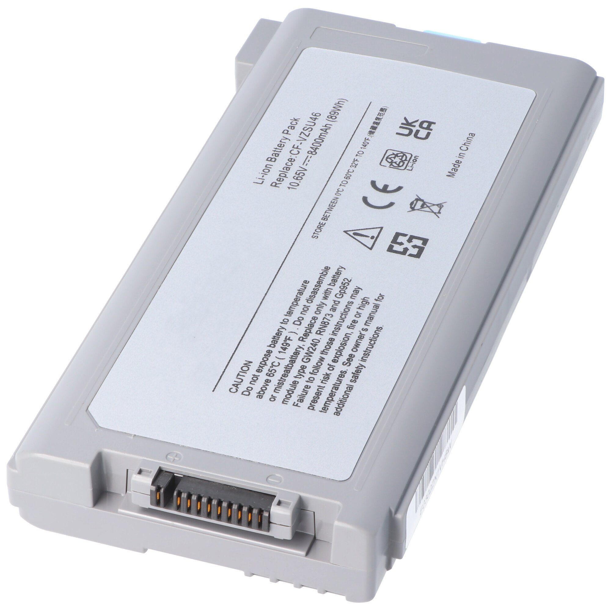 10,65V, Akku ToughBook passend Akku 8 V) für Panasonic AccuCell 8400mAh, Li-Ion, mAh (10,7 8400 CF53,