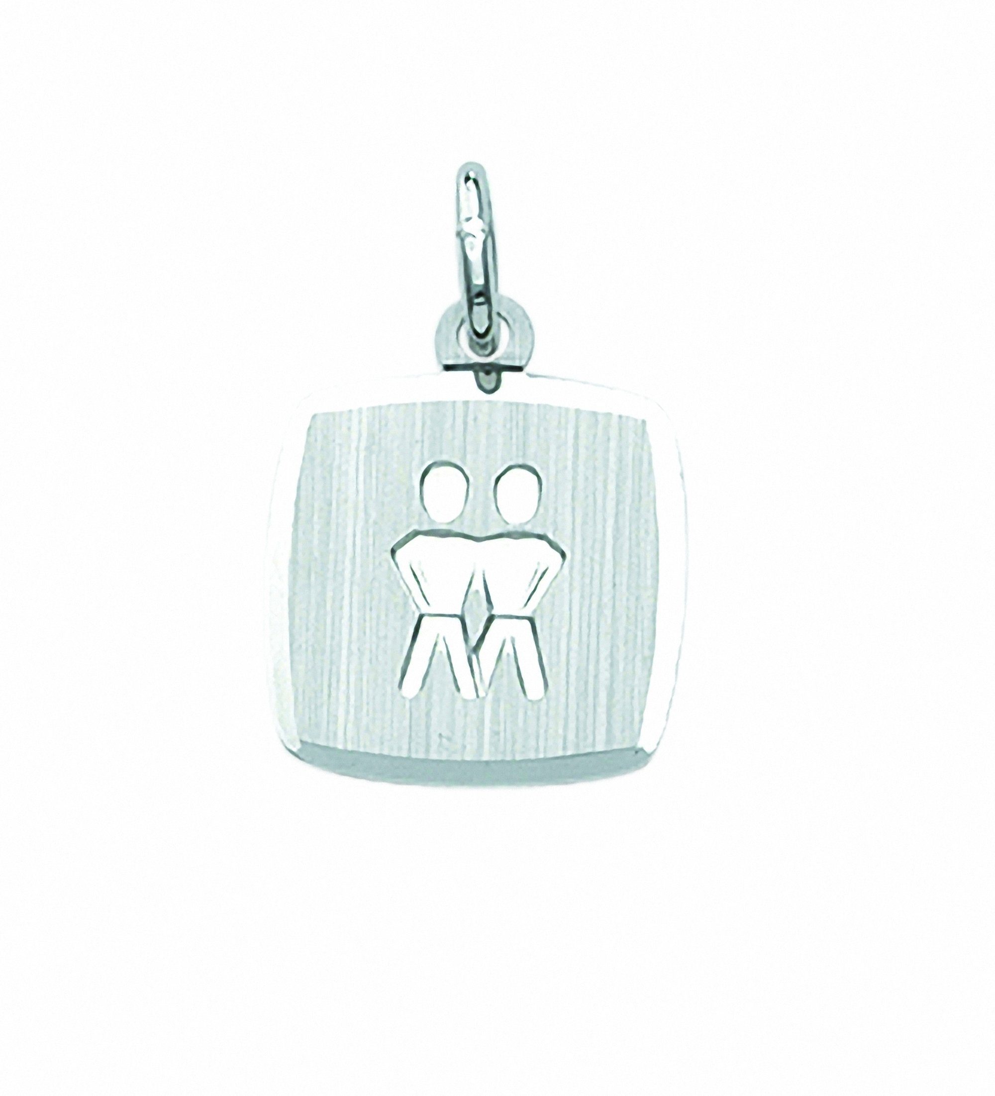 Adelia´s Sternzeichenanhänger Sternzeichen Anhänger Zwillinge 925 Silber, Silberanhänger Zwillinge