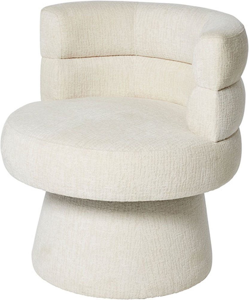 Jahnke Drehstuhl STUDIO TWIST, Sessel, Drehstuhl, 360° drehbar, Boucle-Stoff, bis 120 kg belastbar