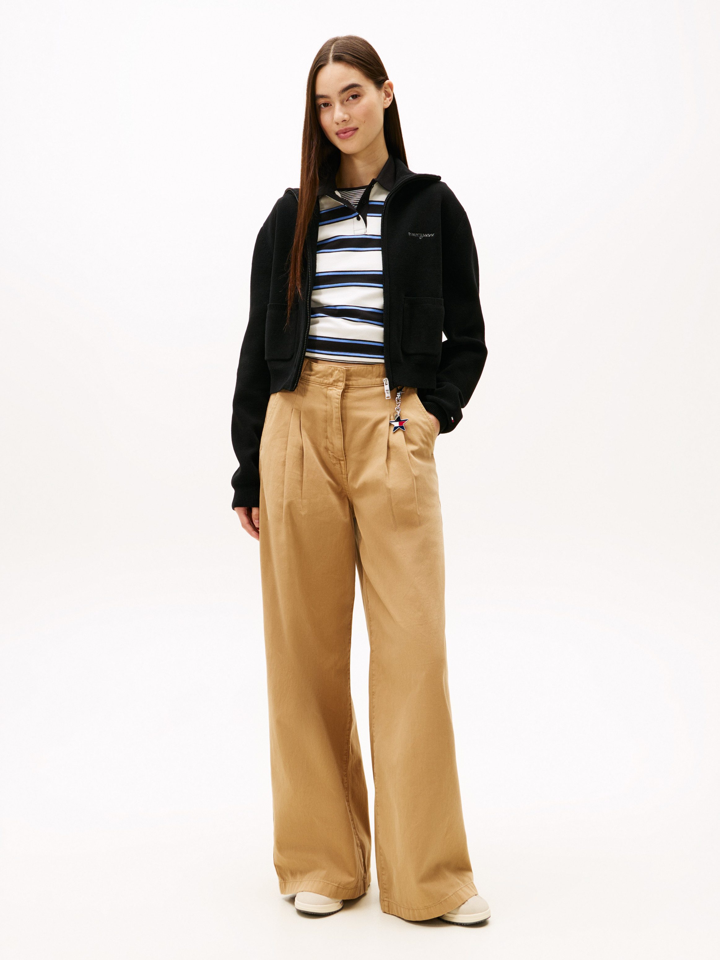 Tommy Jeans Strickjacke TJW COZY SCRIPT CARDIGAN
