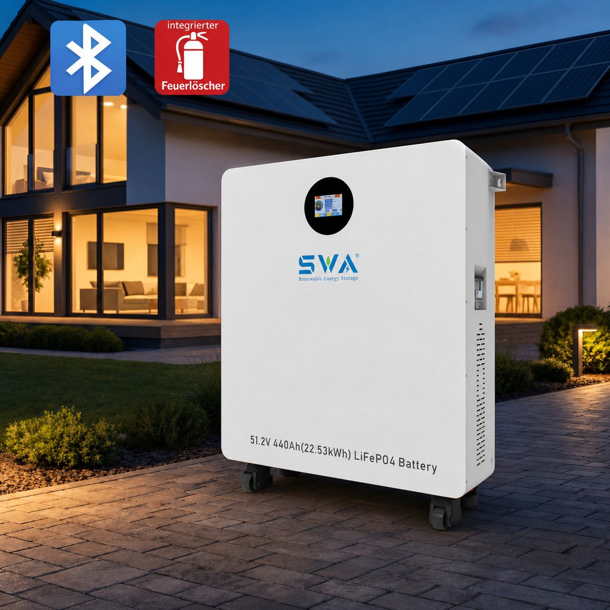 TZIpower 5,12kWh 10,24kWh 16,07kWh 48V/51,2V PV Solarspeicher LiFePO4 Solarakkus (48 V)