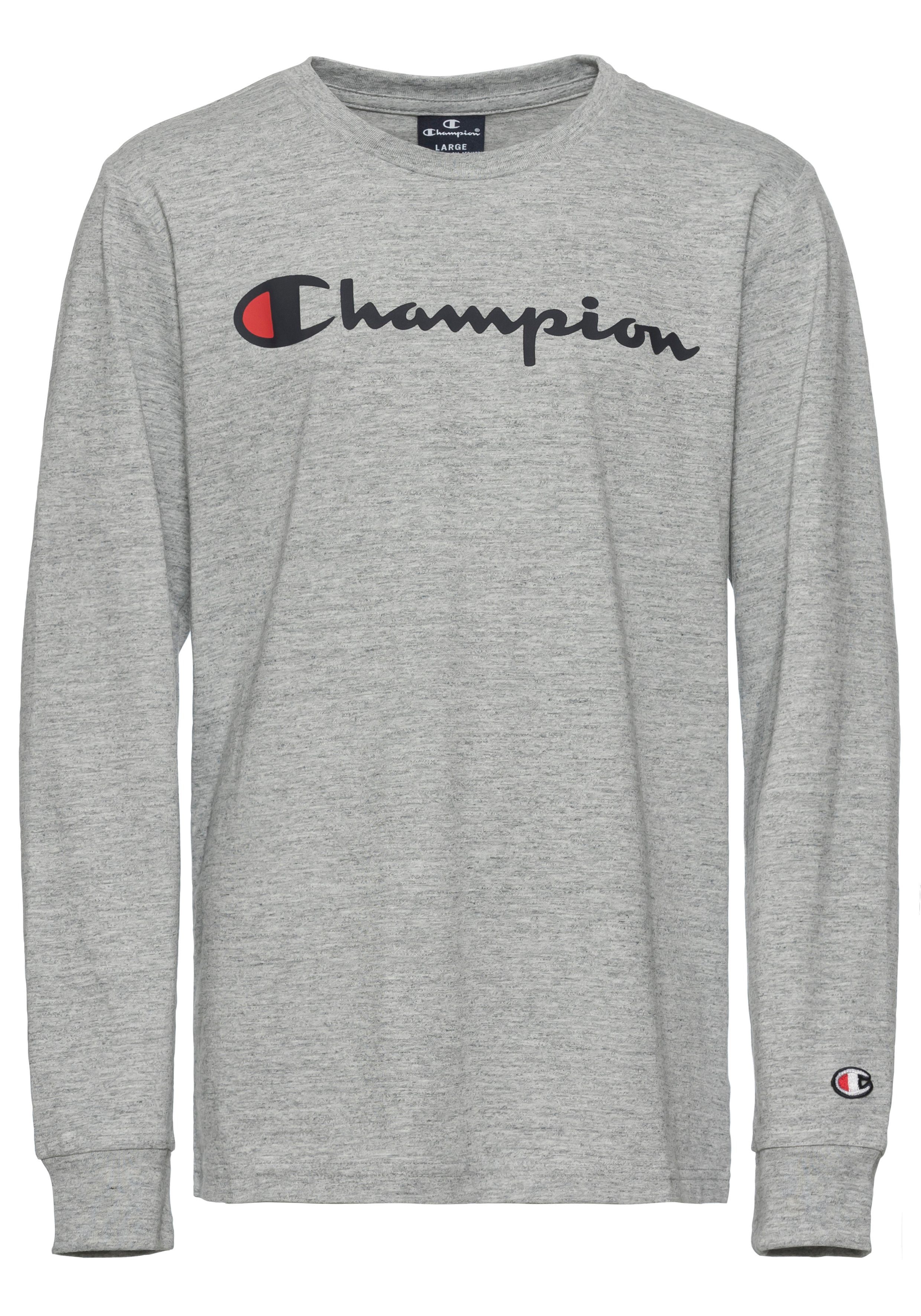 Sleeve Icons Champion T-Shirt Long grau T-Shirt