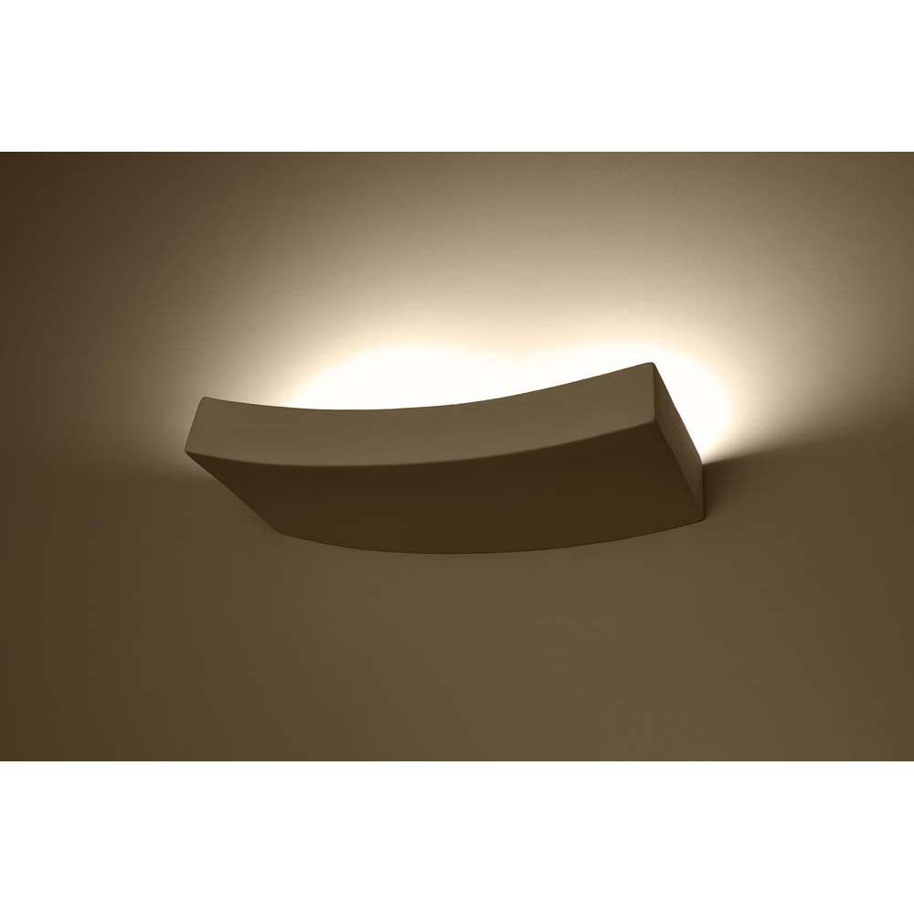 Weiß nicht Wandleuchte etc-shop Wandlampe inklusive, Wandleuchte, Keramik Leuchtmittel Glas Wohnzimmer Esszimmer Modern