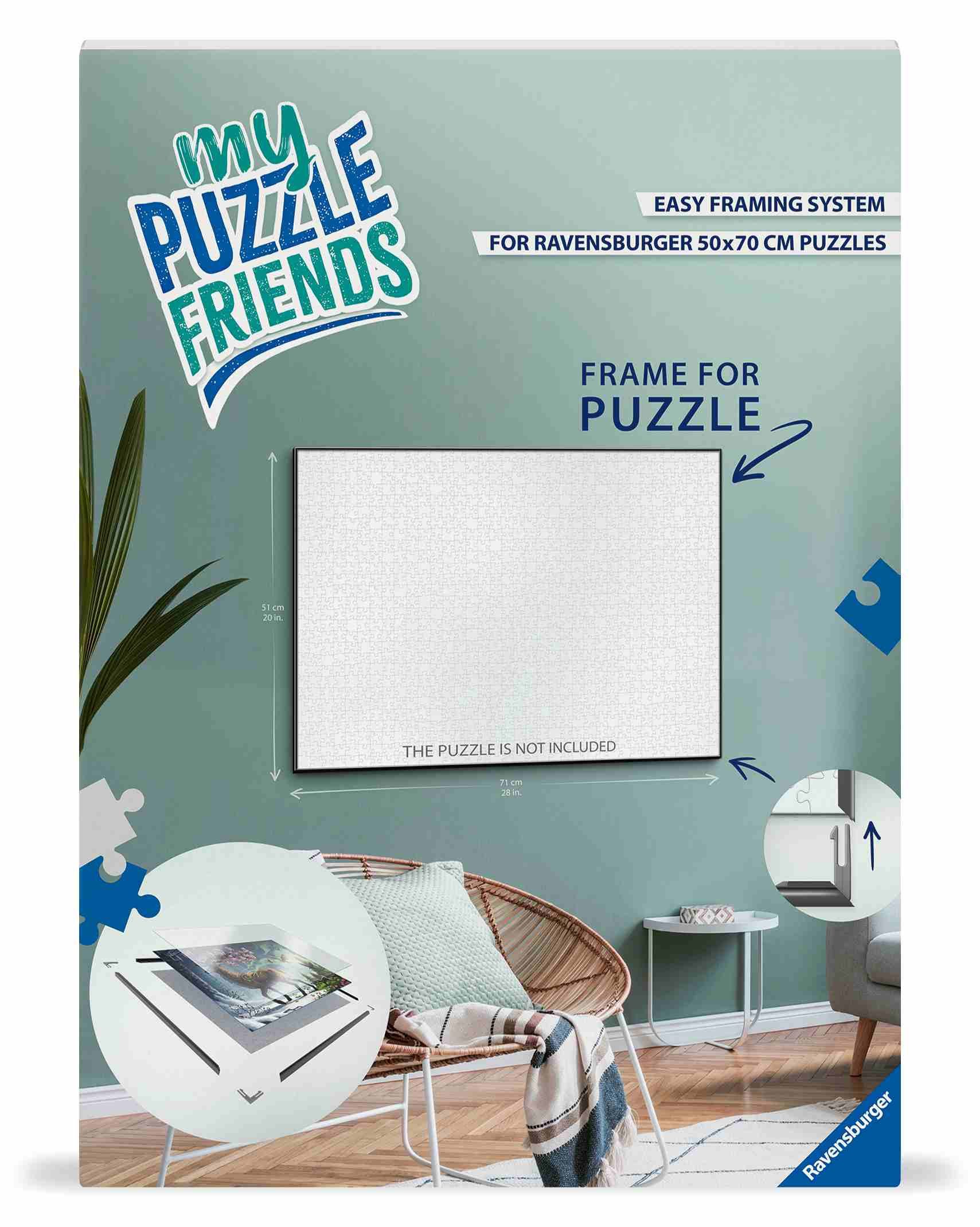 Ravensburger Puzzle Puzzlezubehör - Puzzle-Rahmen, schwarz, Puzzleteile günstig online kaufen