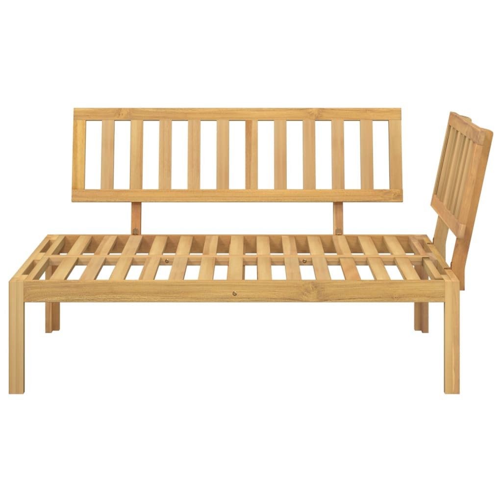 vidaXL Loungesofa Garten-Ecksofa aus Paletten Massivholz, günstig online kaufen