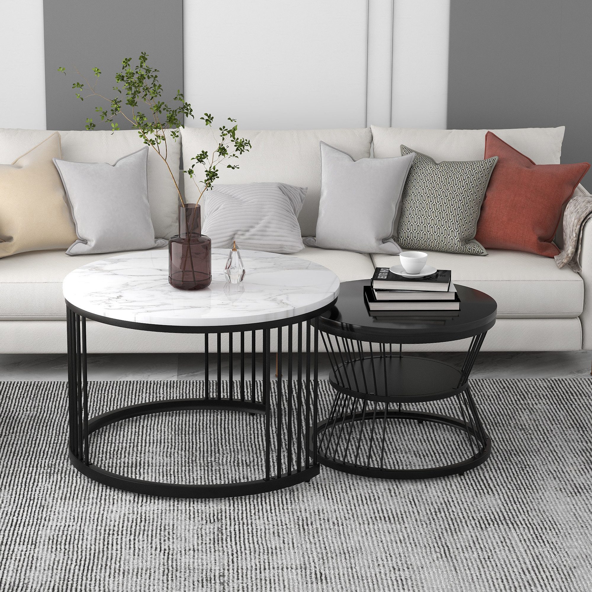 HAUSS SPOLE Couchtisch Couchtisch Satztische Satz günstig online kaufen