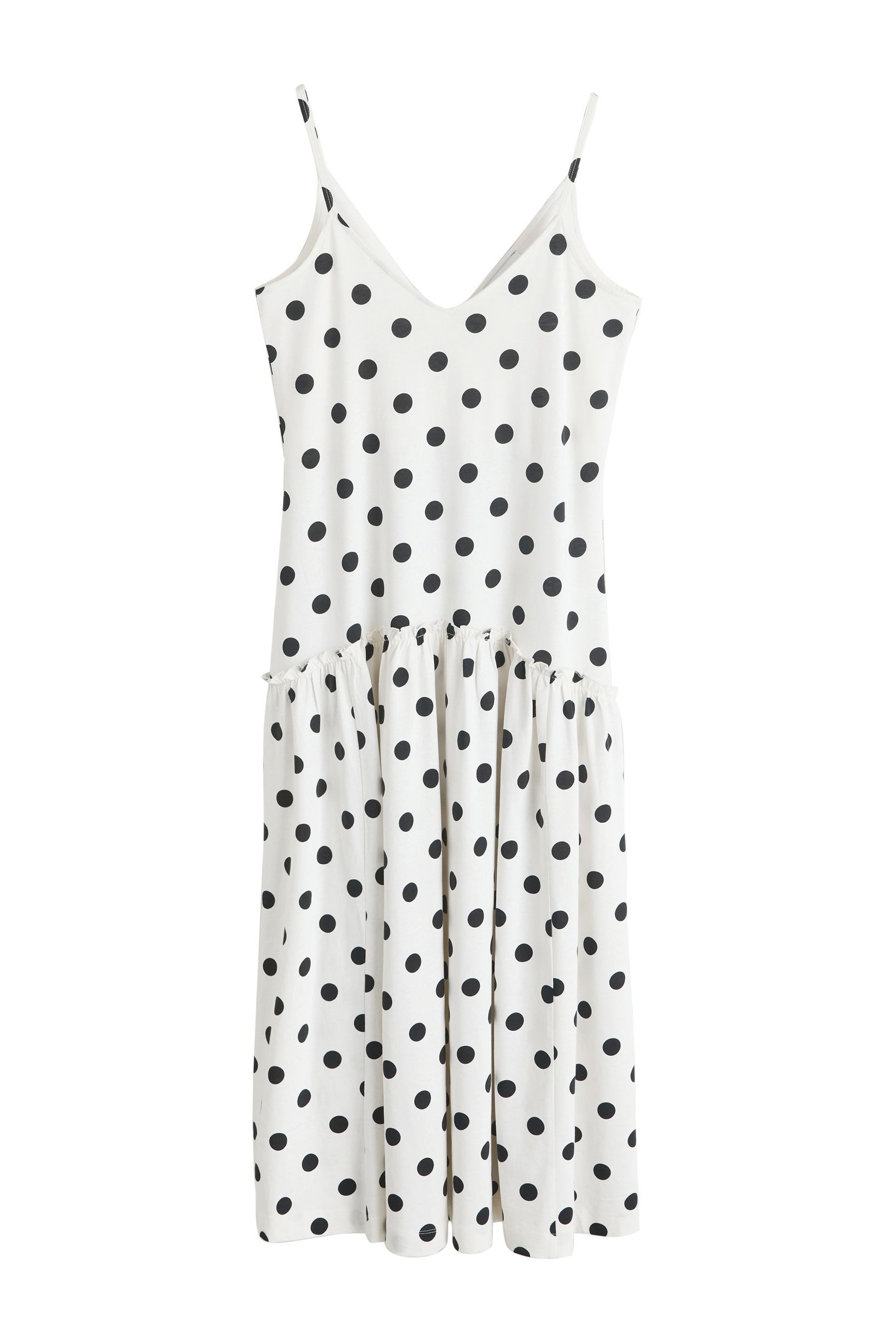 Next Jerseykleid Trägerkleid aus Jersey mit tief angesetzter Taille (1-tlg)