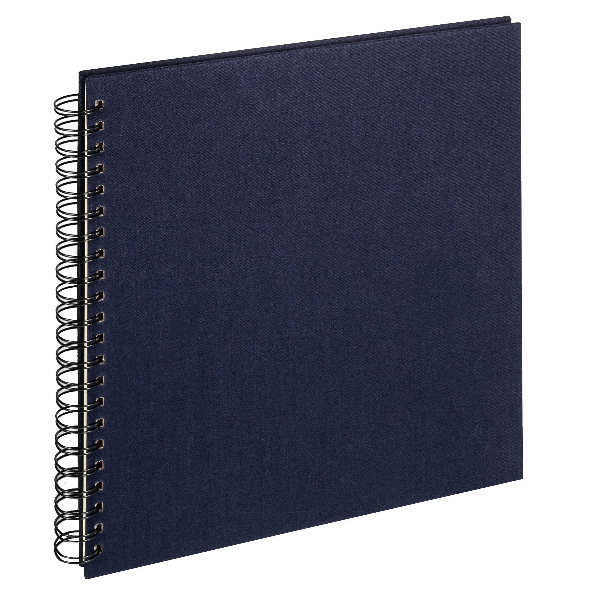 Walther Design Fotoalbum Spiralalbum Cloth 30x30 cm, Spiralalbum, Leineneinband