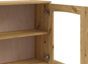 Kochstation Hängeschrank KS-Osby (1-St) Kiefer massiv, Breite 50 cm, Tür mit Glaseinsatz