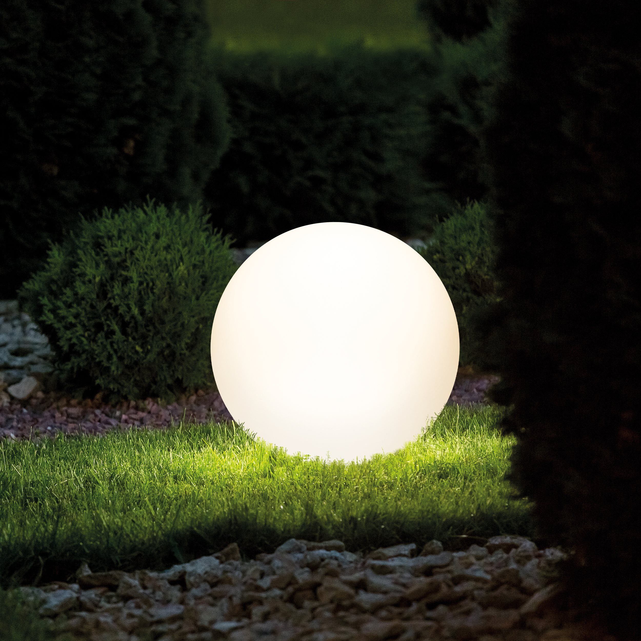 esotec LED Gartenleuchte Solar Leuchtkugel Siena D=50cm multicolor, USB, Fernbedienung 102893, LED fest integriert