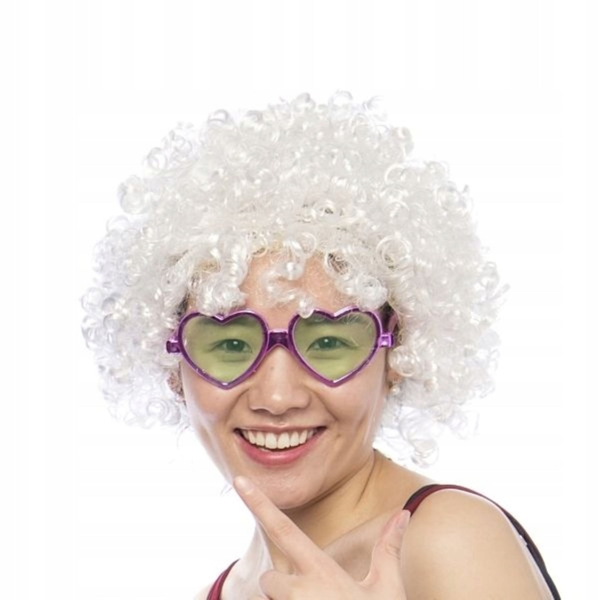 Procos Kostüm Perücke für den Weihnachtsmann - Weißes Engel Kostüm