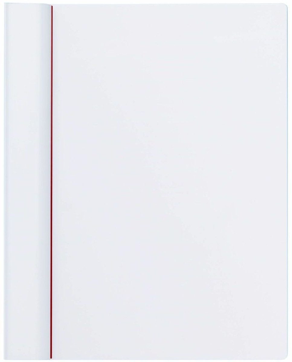 MAUL Schreibmappe A4 Schreibplatte Kunststoff Klemmer lange Seite weiß