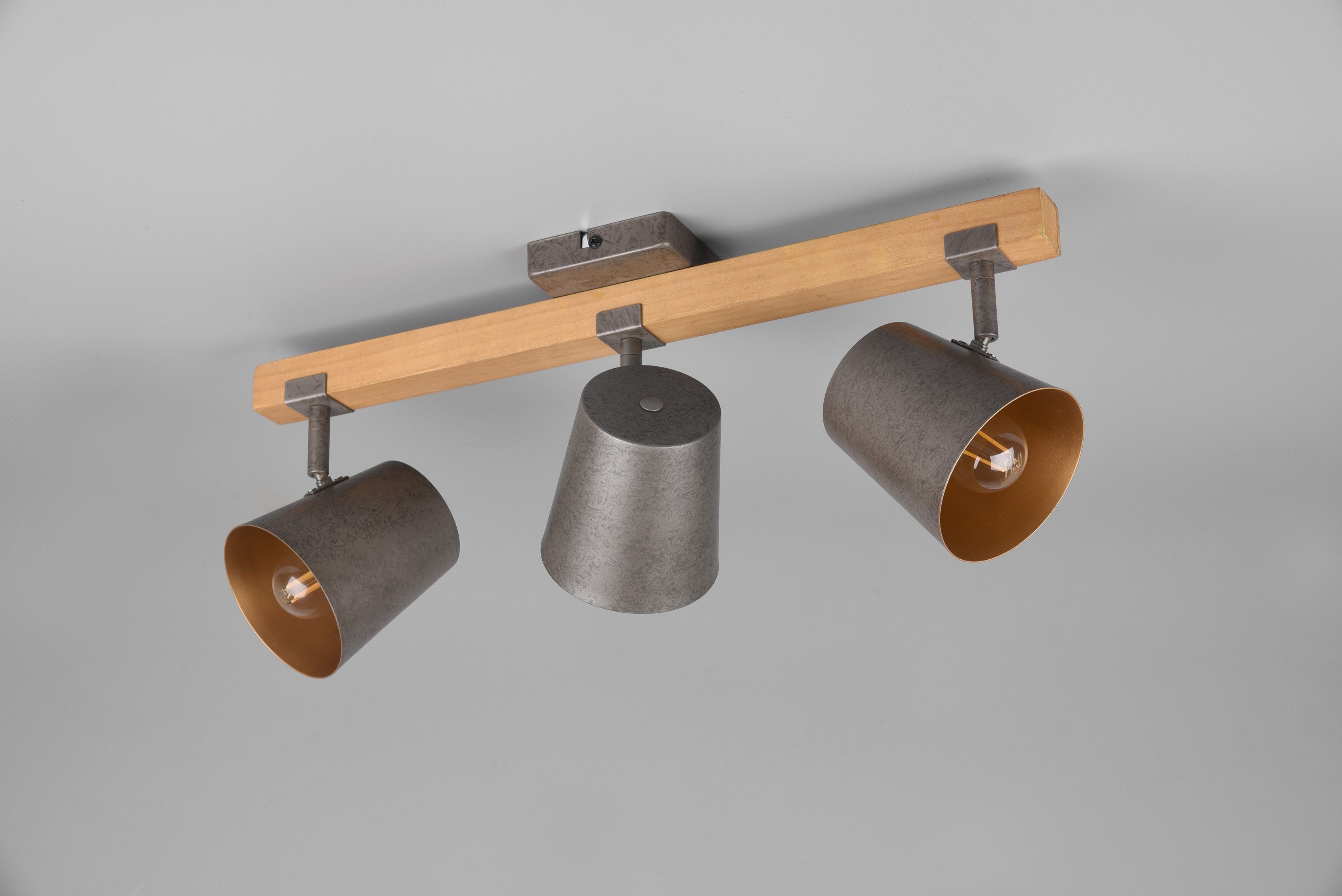 3-flammig Leuchtmittel Wand- zur und / frei Bell, Warmweiß, TRIO Spot ohne Leuchtmittel, Deckenmontage Leuchtmittel wechselbar, Deckenstrahler Leuchten wählbar