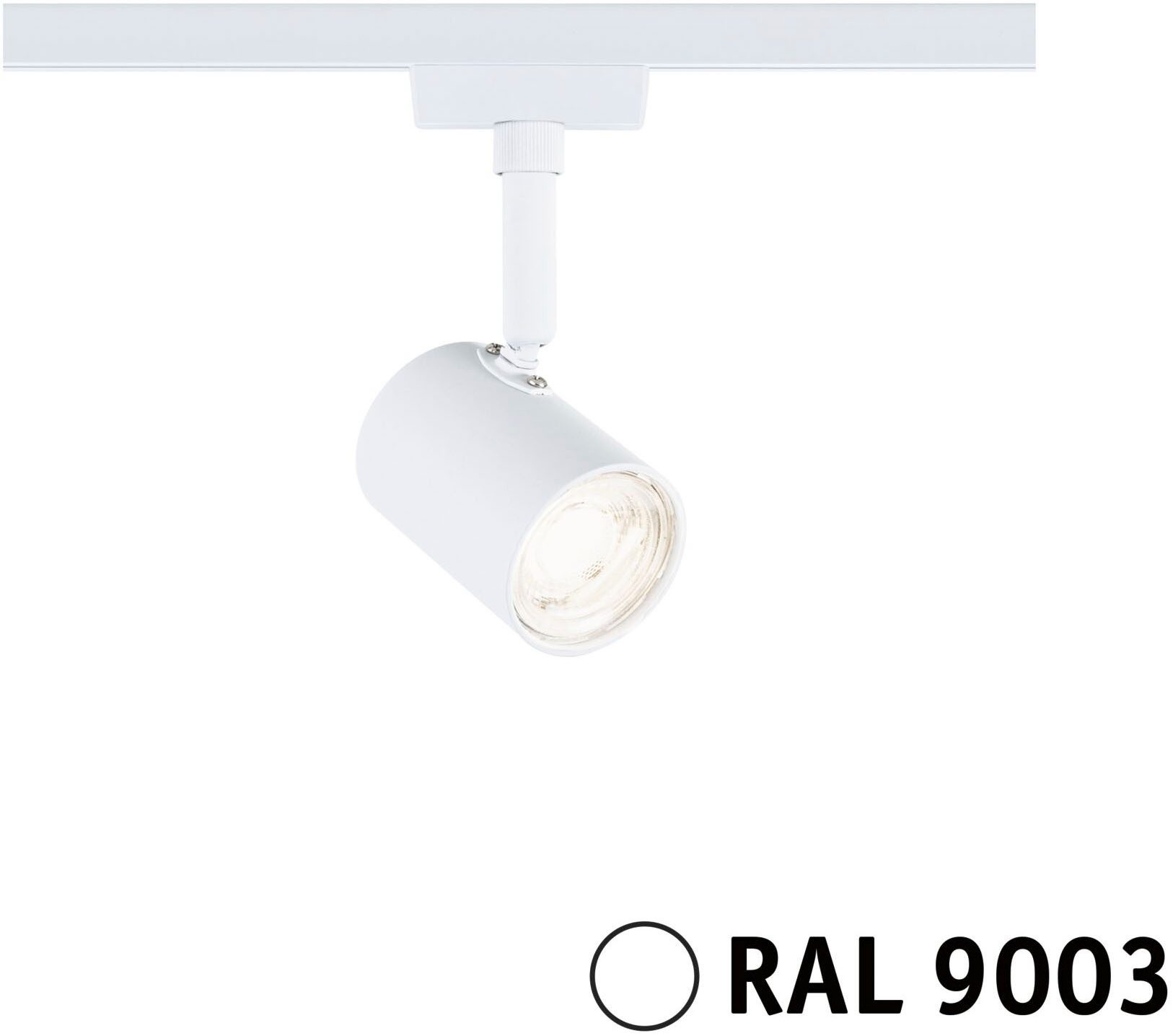 Paulmann Schienensystem-Leuchten URail LED Schienenspot Limba 340lm 4W 3000K 230V Signalweiß, LED fest integriert, Warmweiß