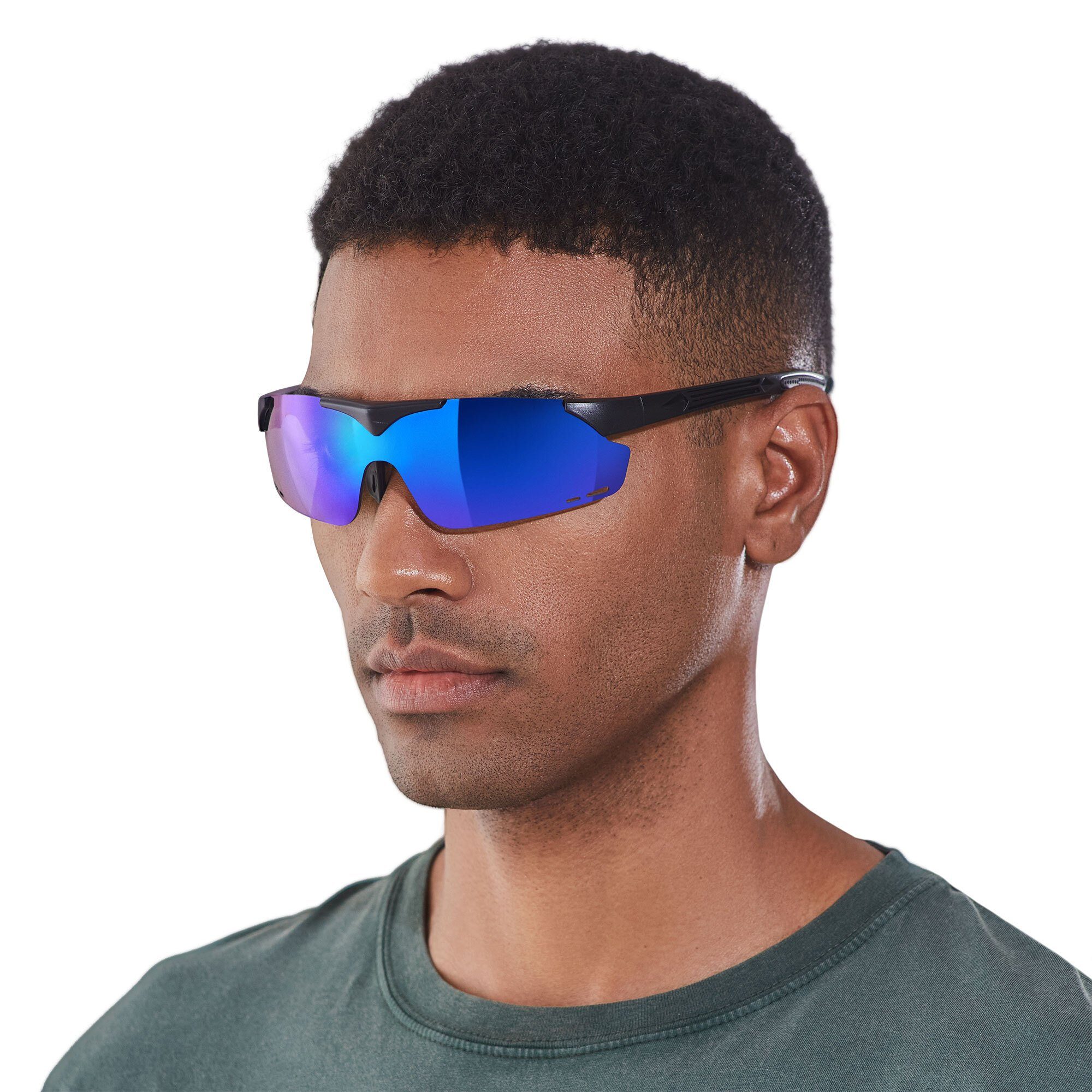 YEAZ Sportbrille SUNUP magnet-sport-sonnenbrille, Sport-Sonnenbrille mit  Magnetsystem, 100% UV400-Schutz gegen UVA- & UVB-Strahlen