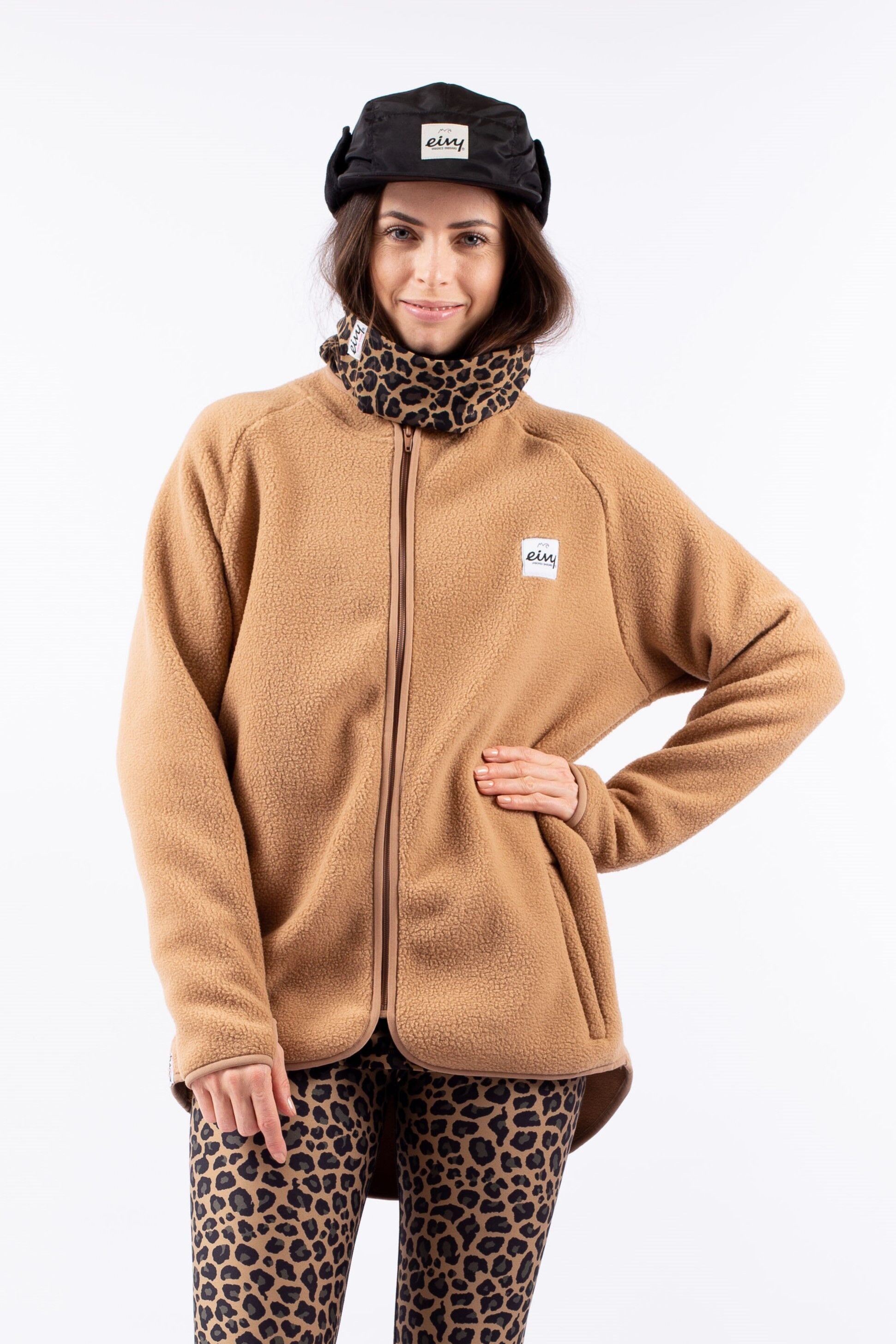 Eivy Fleecejacke mit Stehkragen