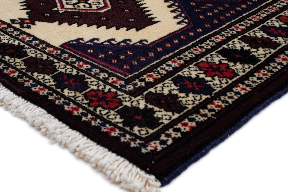Orientteppich Turkaman rechteckig, Nain / 6 Orientteppich Trading, 86x140 Perserteppich, Handgeknüpfter Höhe: mm