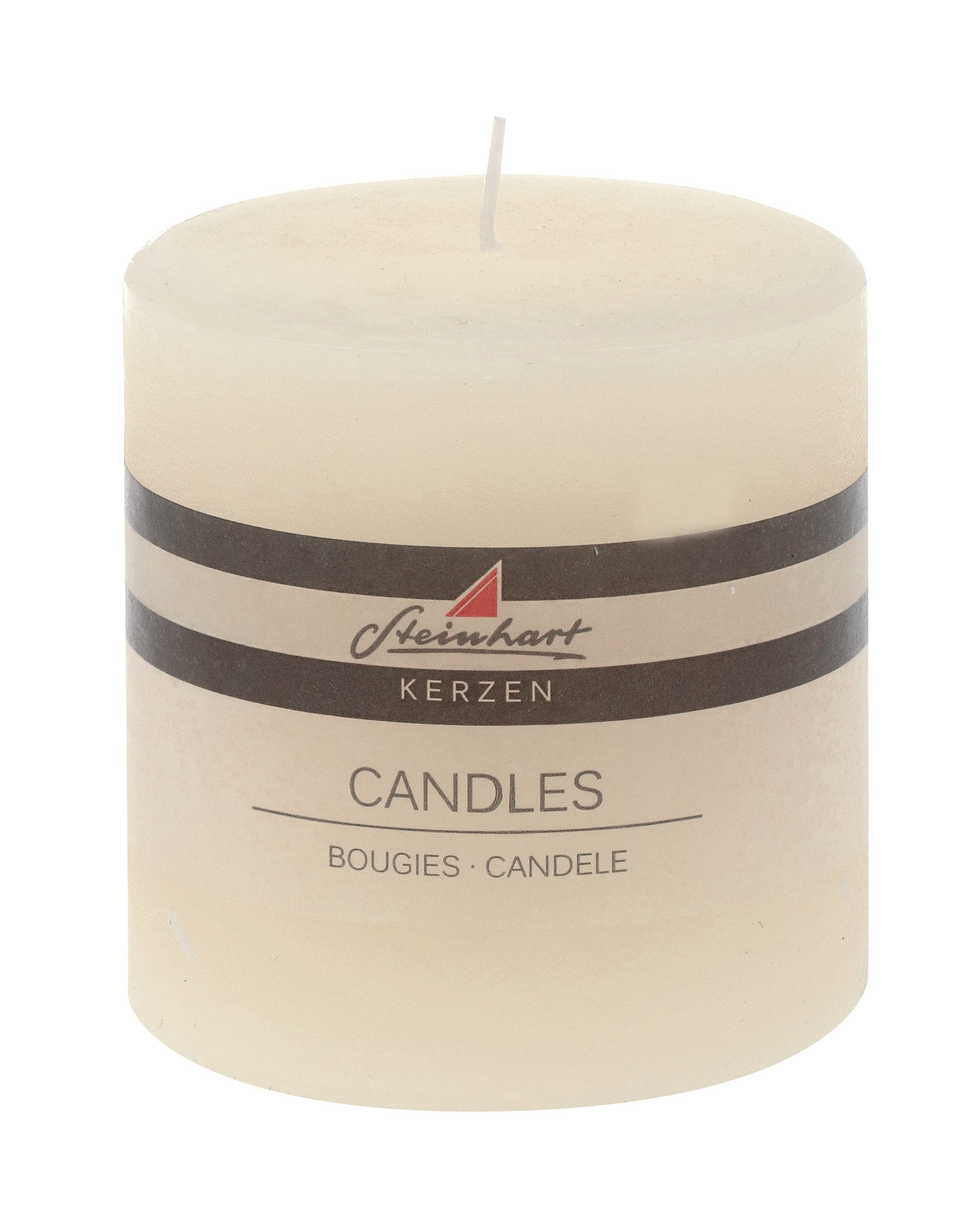 Steinhart Kerzen Rustic-Kerze Stumpenkerze "Raureif" Champagner günstig online kaufen