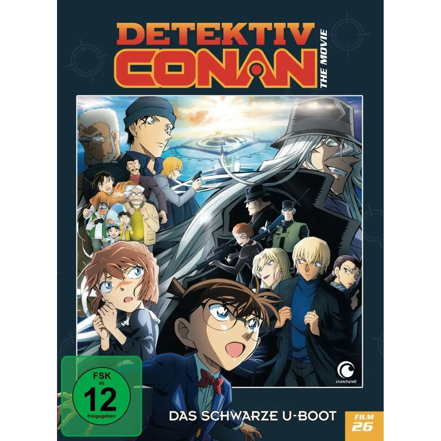 Crunchyroll DVD Detektiv Conan - 26. Film: Das schwarze U-Boot - DVD - Limited Edition