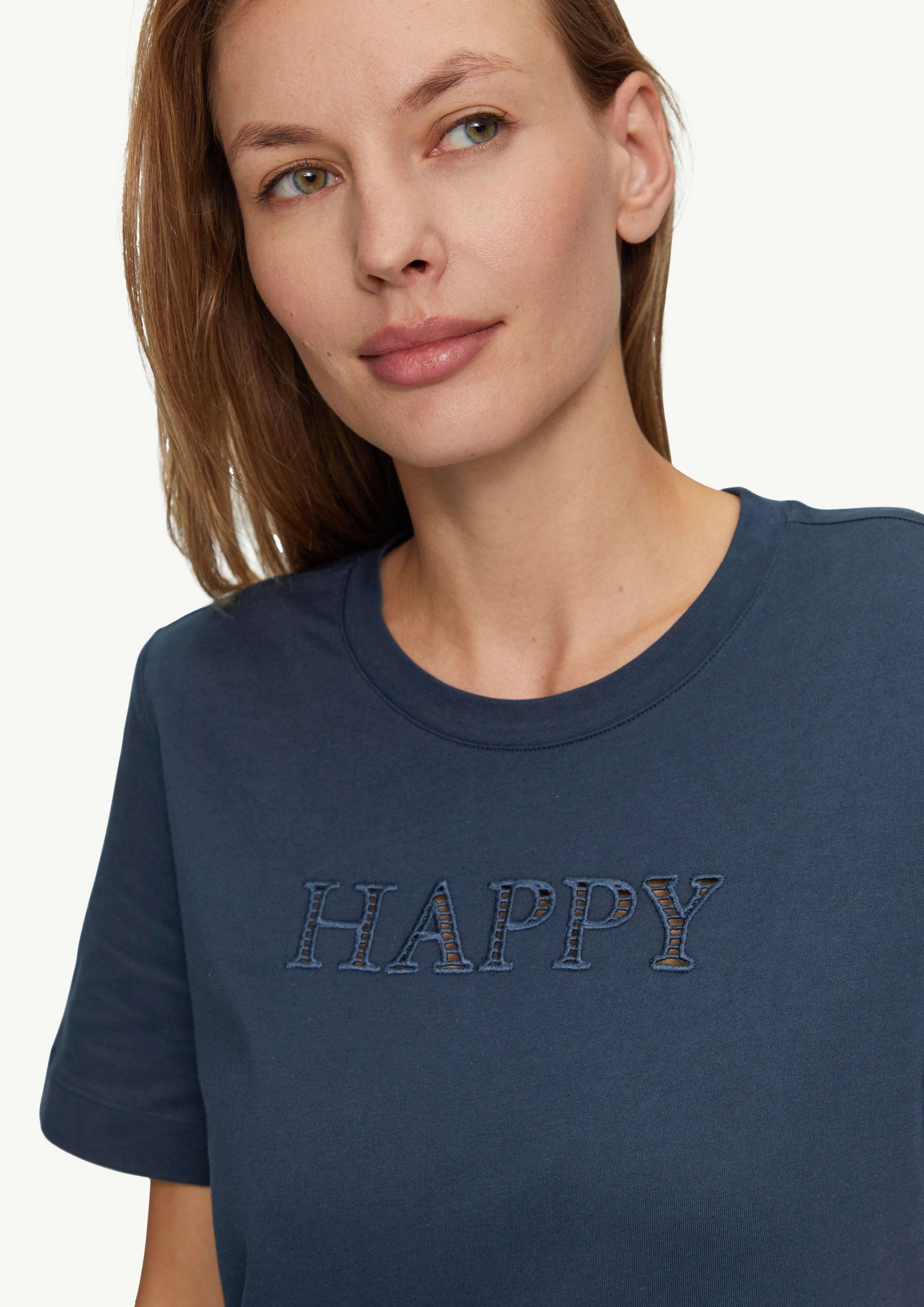 s.Oliver Kurzarmshirt Relaxed Fit-Shirt mit Schriftprint günstig online kaufen