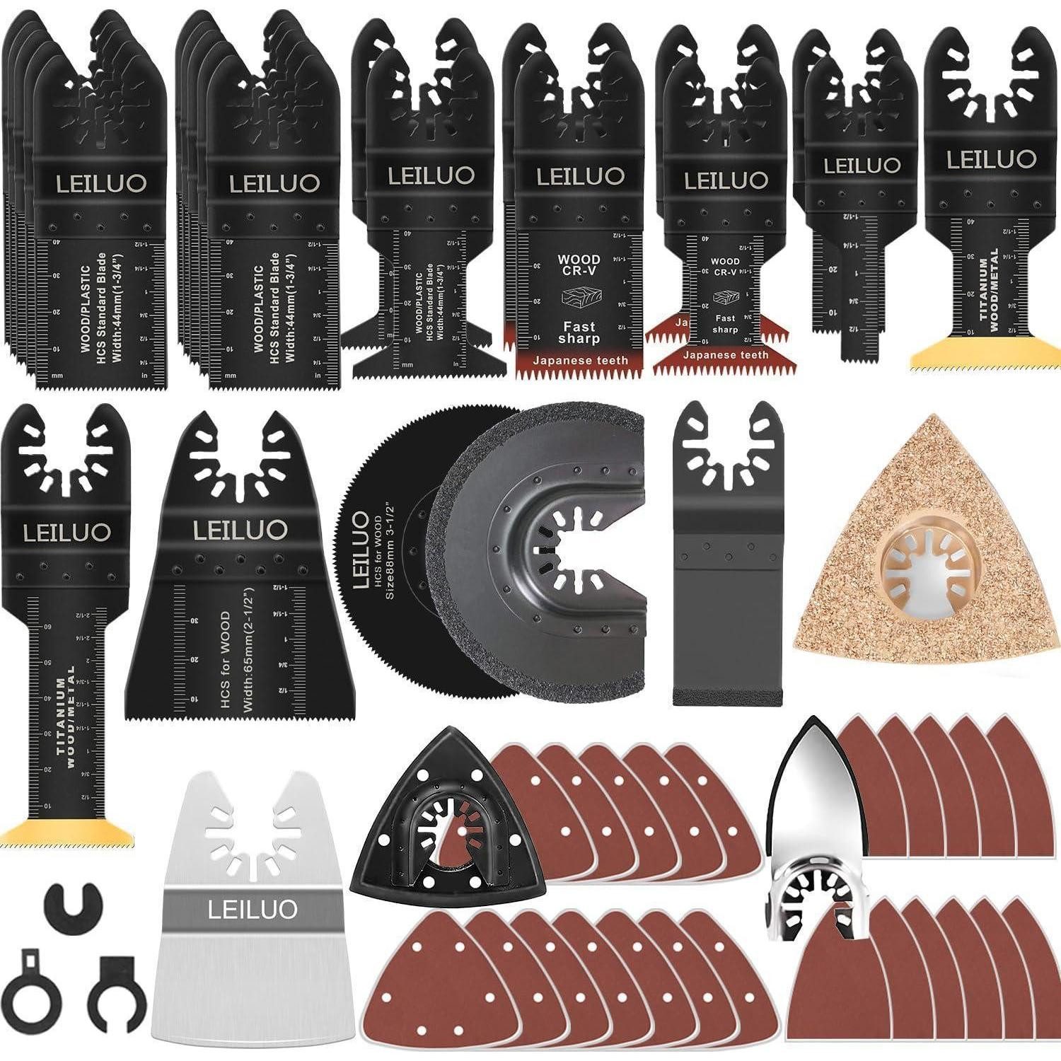 LuxusKollektion Schleifaufsatz Multitool Zubehörset 112tlg