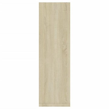 furnicato Wandregal Wandregale 2 Stk. Sonoma-Eiche 50x15x50 cm Holzwerkstoff