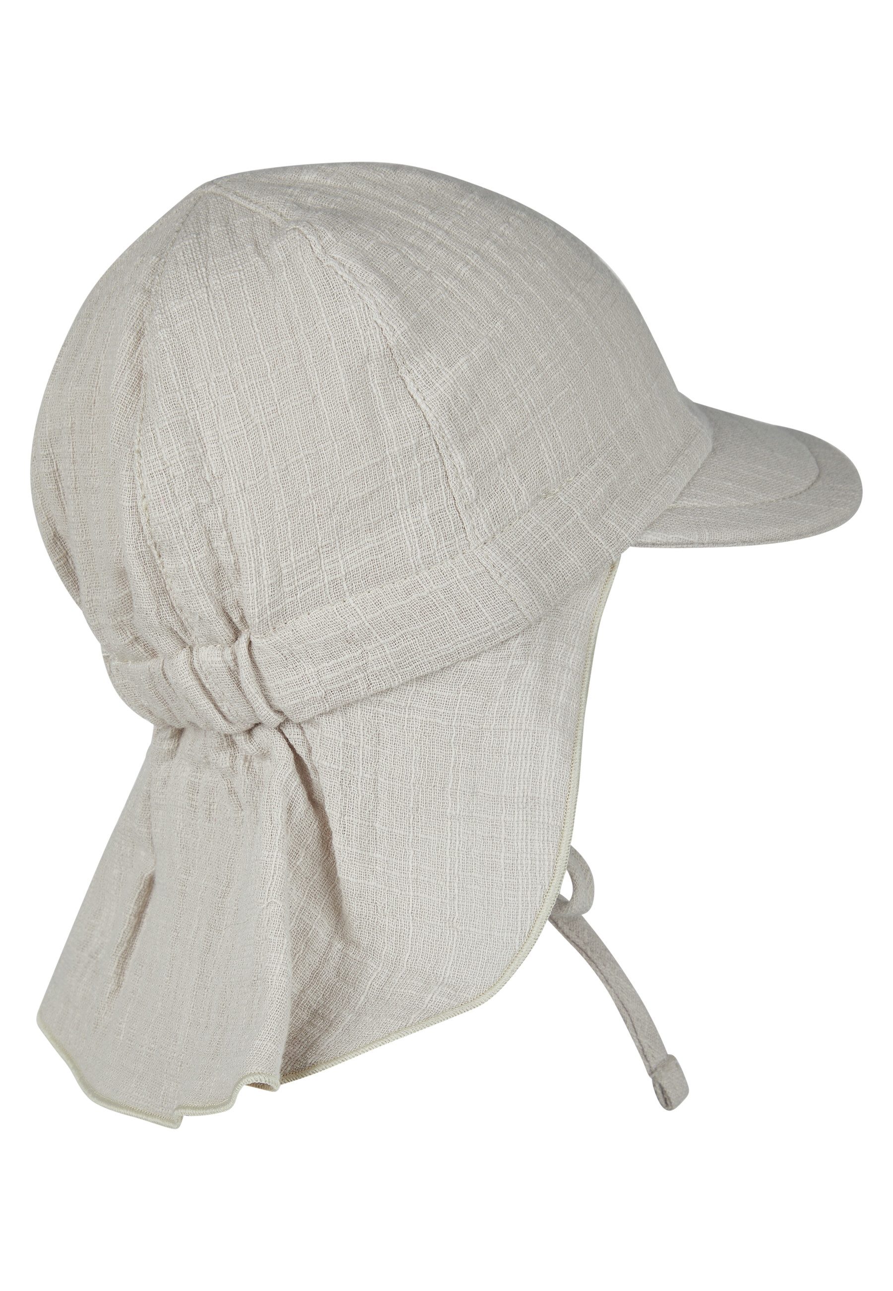 Sterntaler® Schirmmütze Schirmmütze mit Nackenschutz uni (1-St)