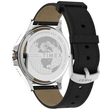 Timex Quarzuhr Timex Herrenuhr HARBORSIDE - INDIGLO Schwarz Armbanduhr