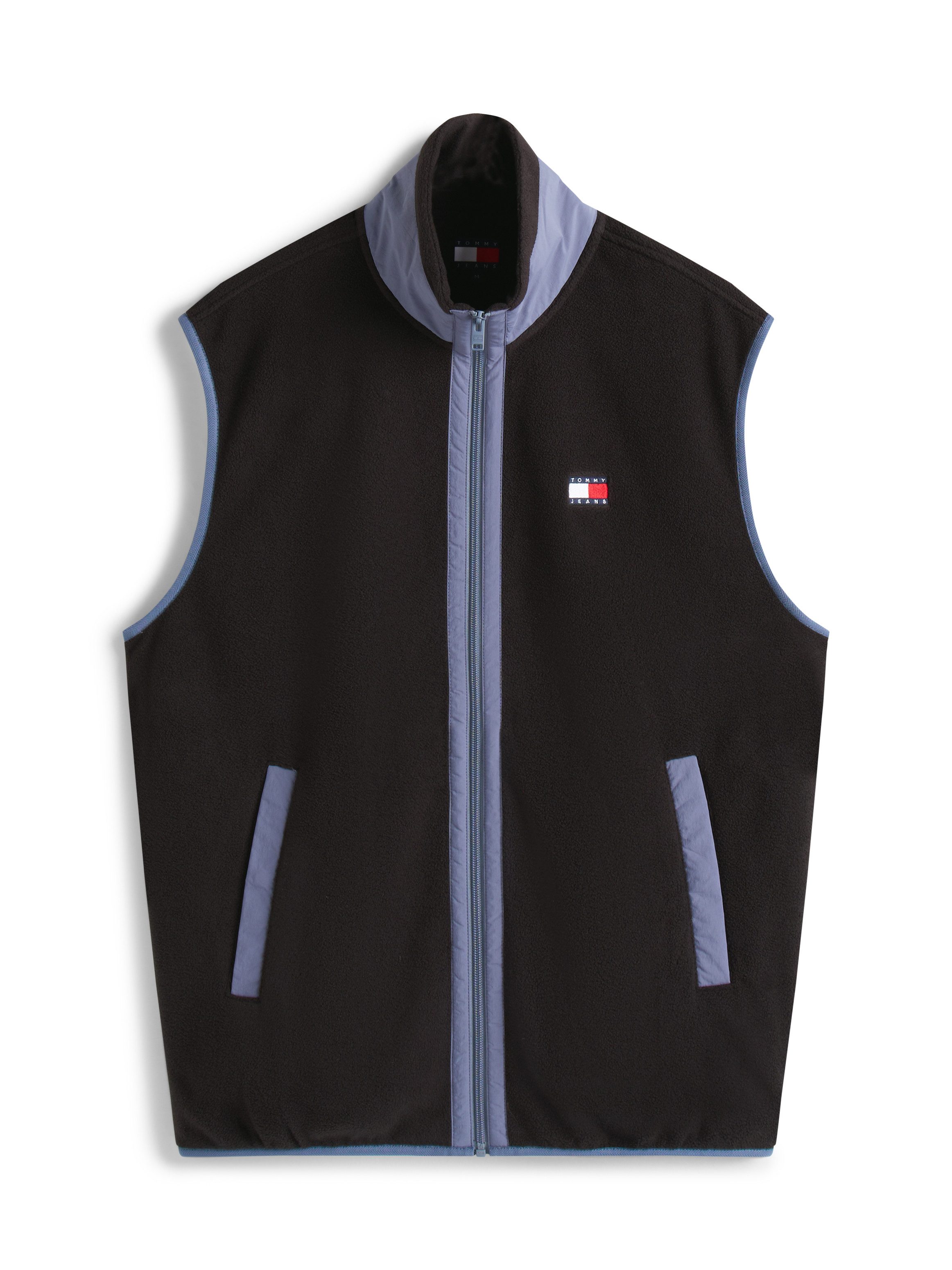 Tommy Jeans Fellimitatweste TJM REG POLAR FLEECE VEST EXT Mit Rundhalsausschnitt