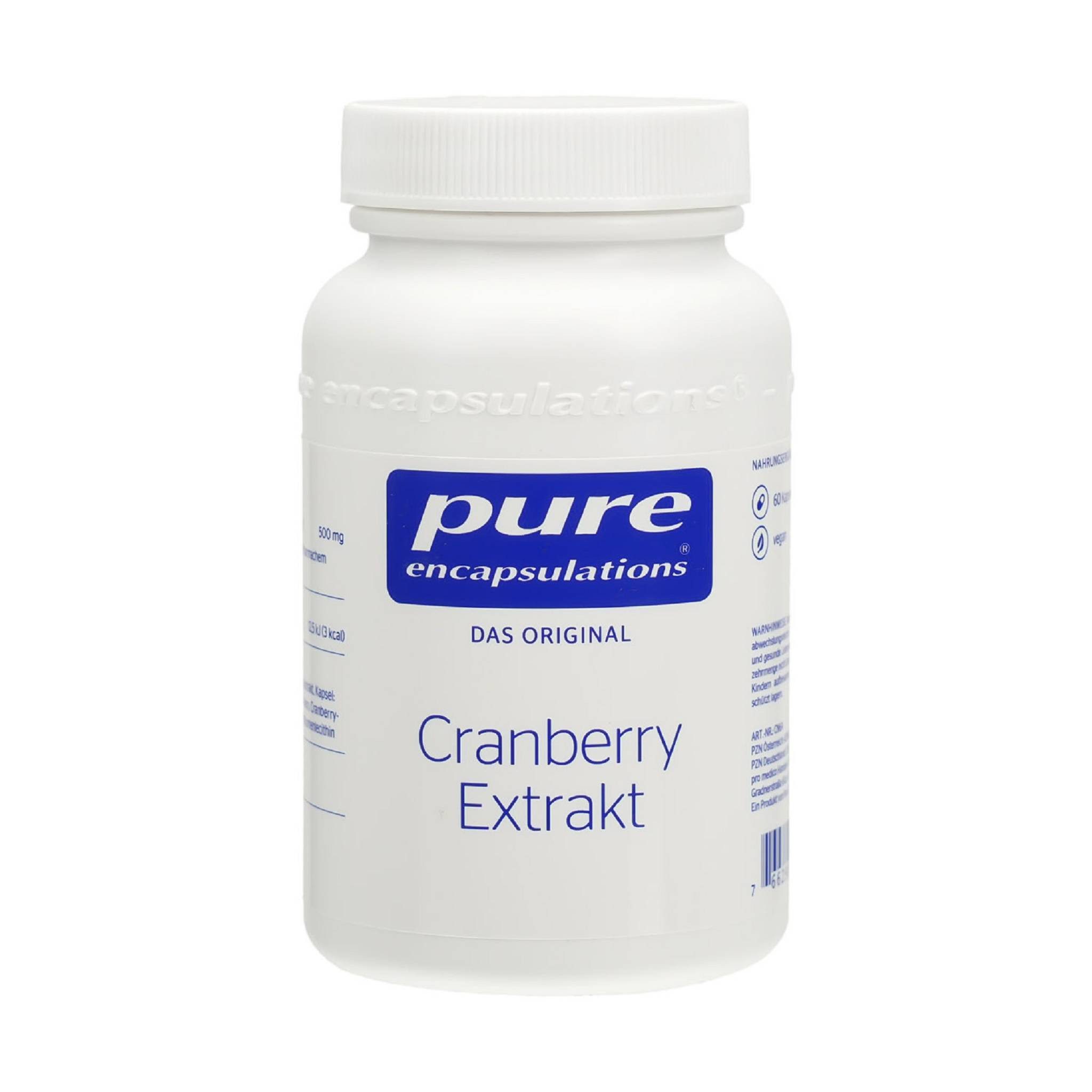 pro medico GmbH PURE ENCAPSULATIONS Cranberry Extrakt Kapseln Kapsel