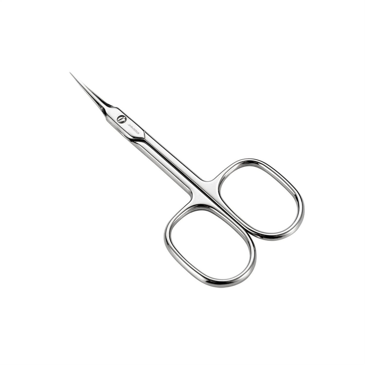 LuxusKollektion Hautschere Nagelhautschere extra fein gebogen 93mm Edelstahl