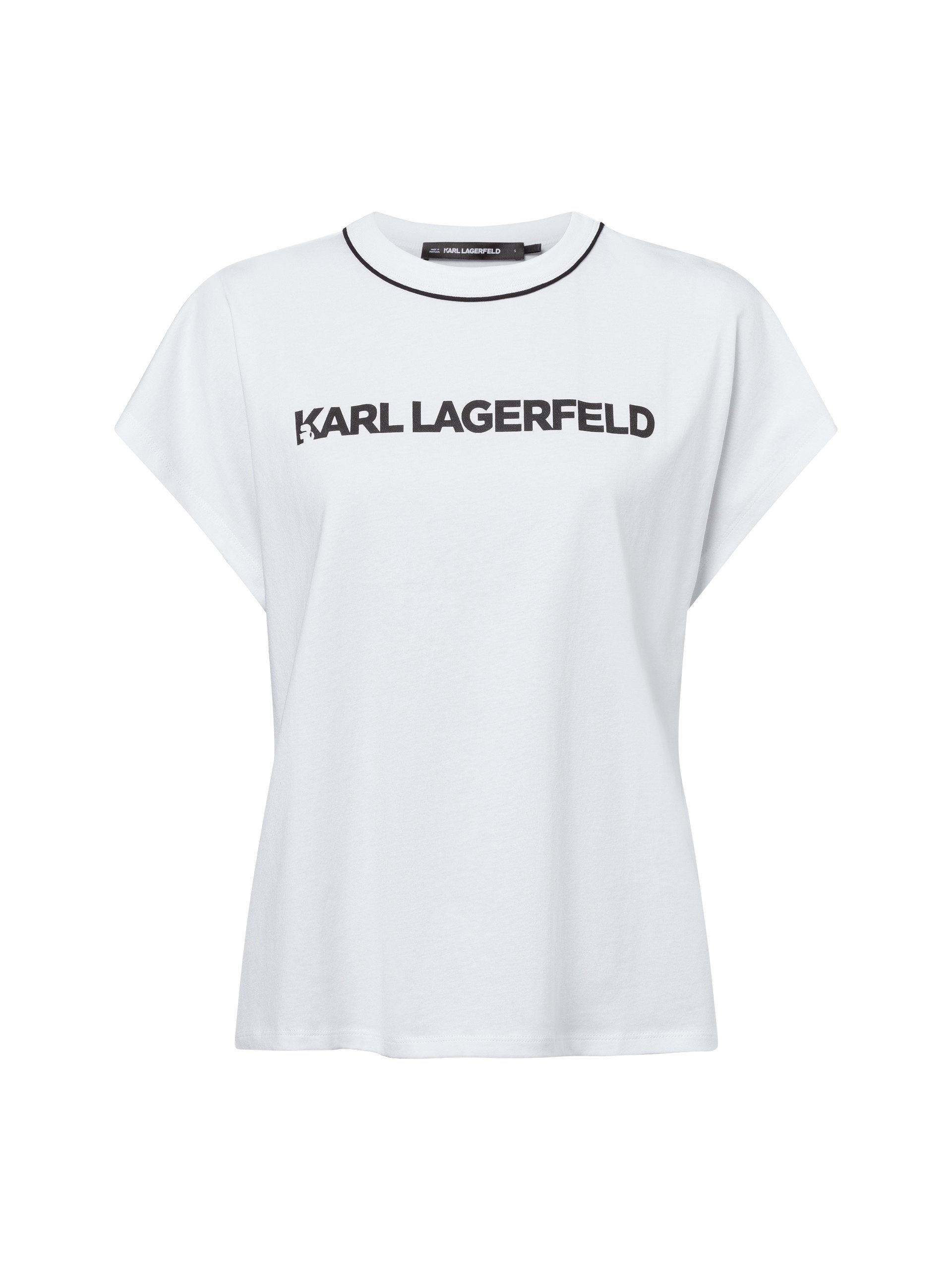 KARL LAGERFELD T-Shirt Logo Piping