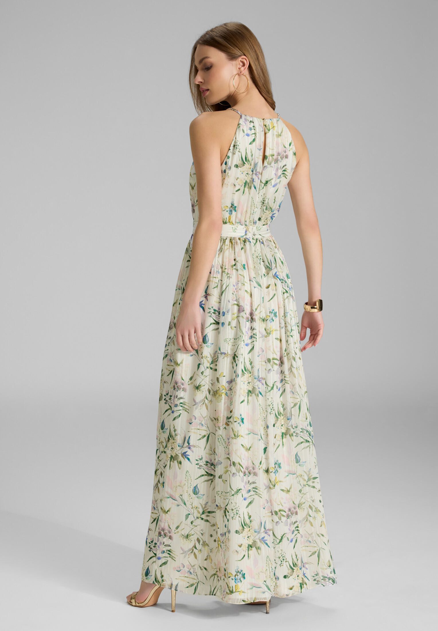 SWING Abendkleid Taillierter Schnitt mit fließendem Rockteil günstig online kaufen