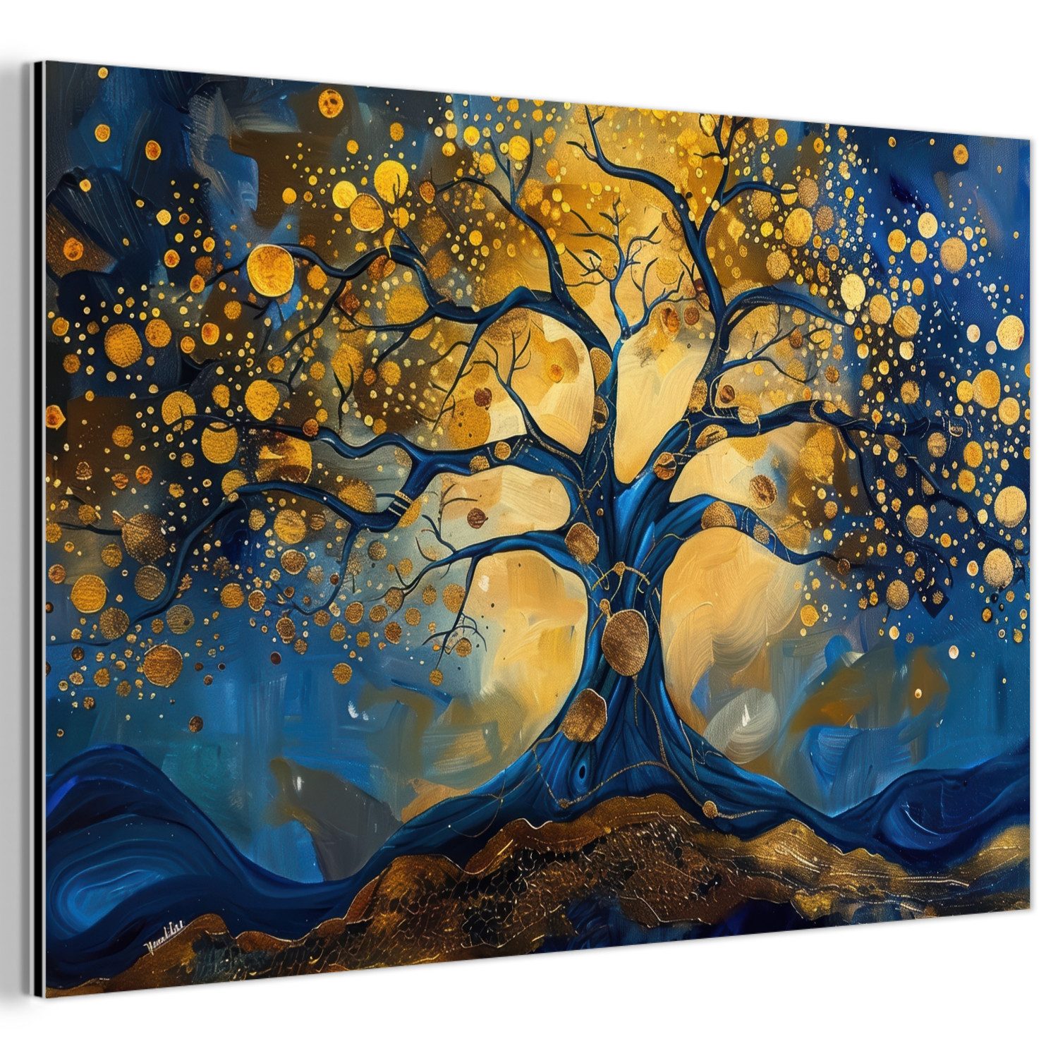 MuchoWow Metallbild Baum - Baum des günstig online kaufen